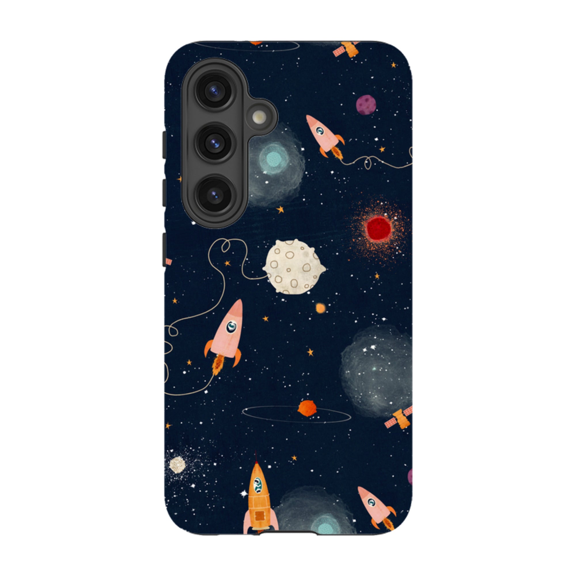 Samsung Tough Case - Rockets Midnight By Katherine Quinn