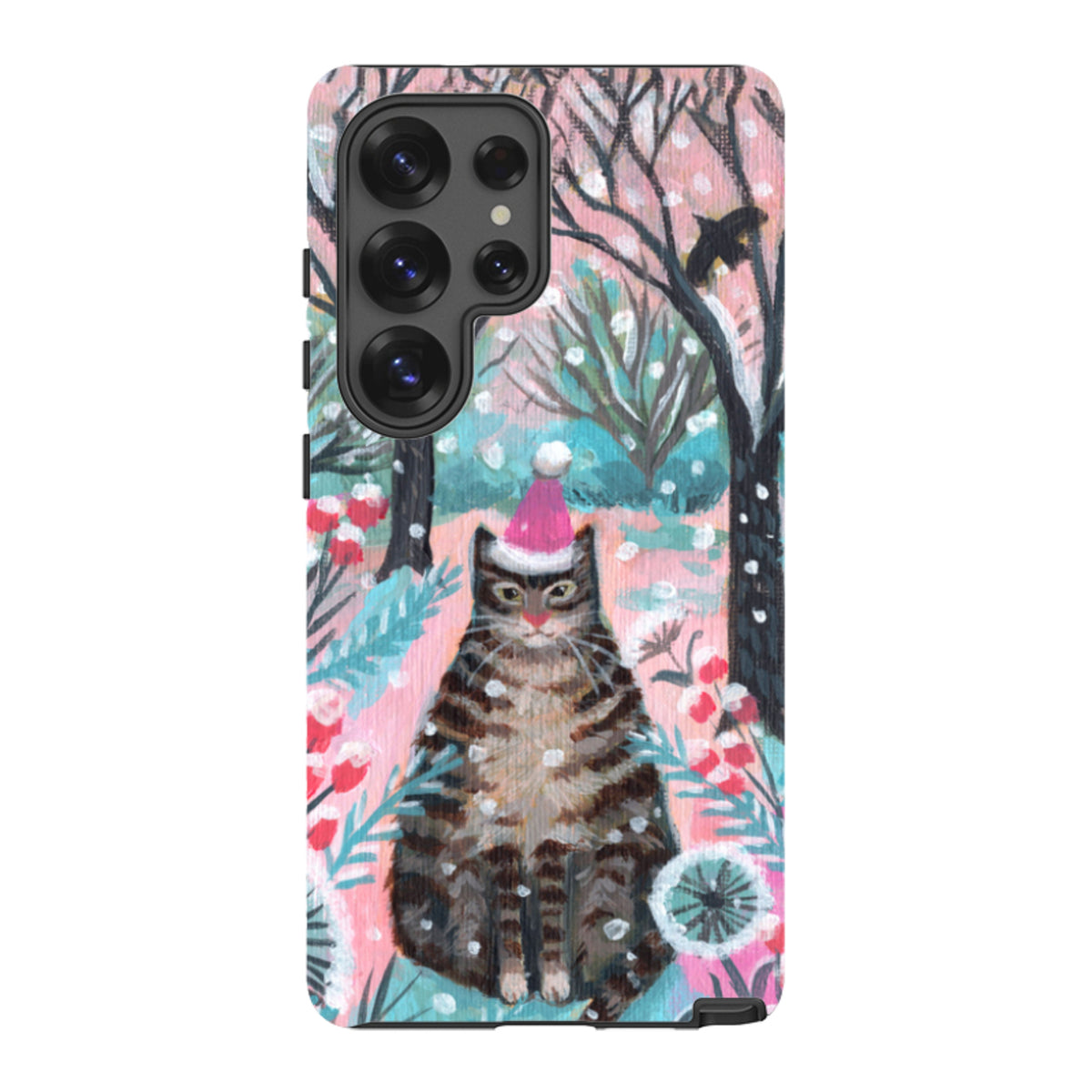 Samsung Tough Case - Snow Tabby By Mary Stubberfield