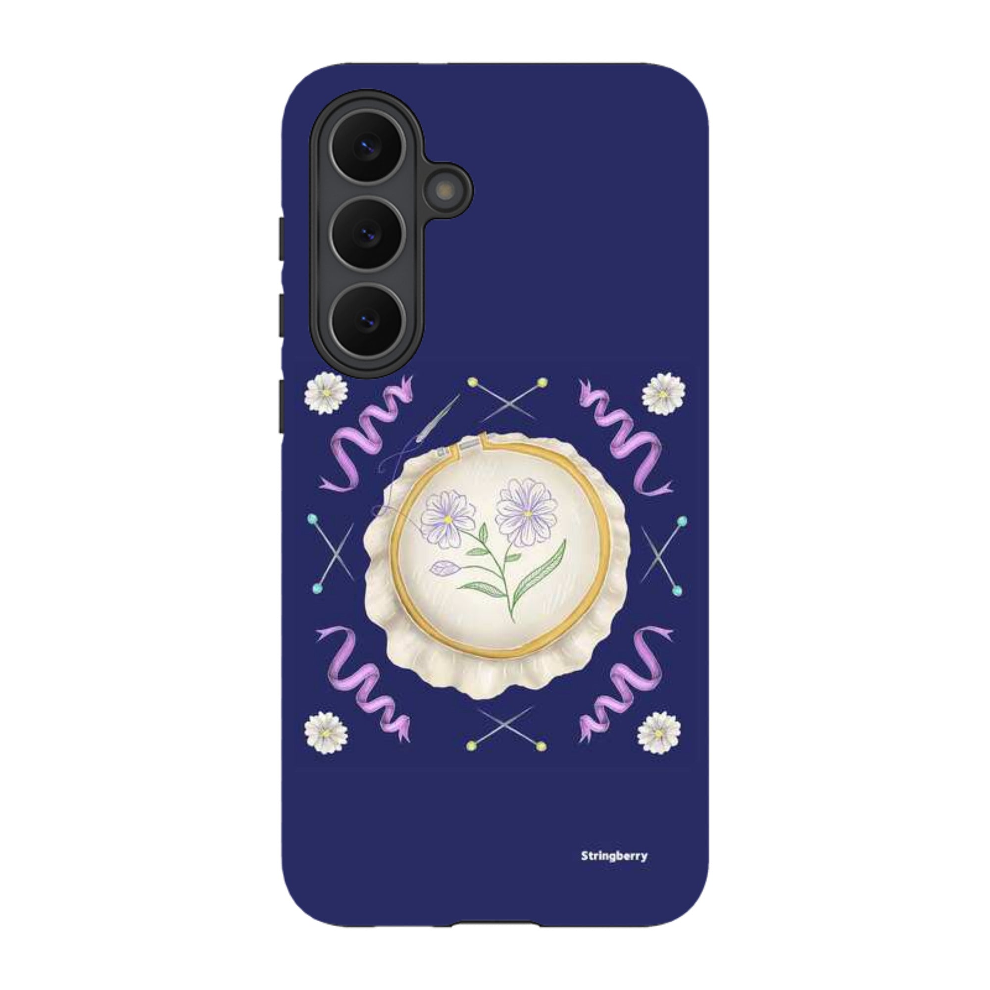 Samsung Tough Case - Daisy Needlework By Catherine Rowe