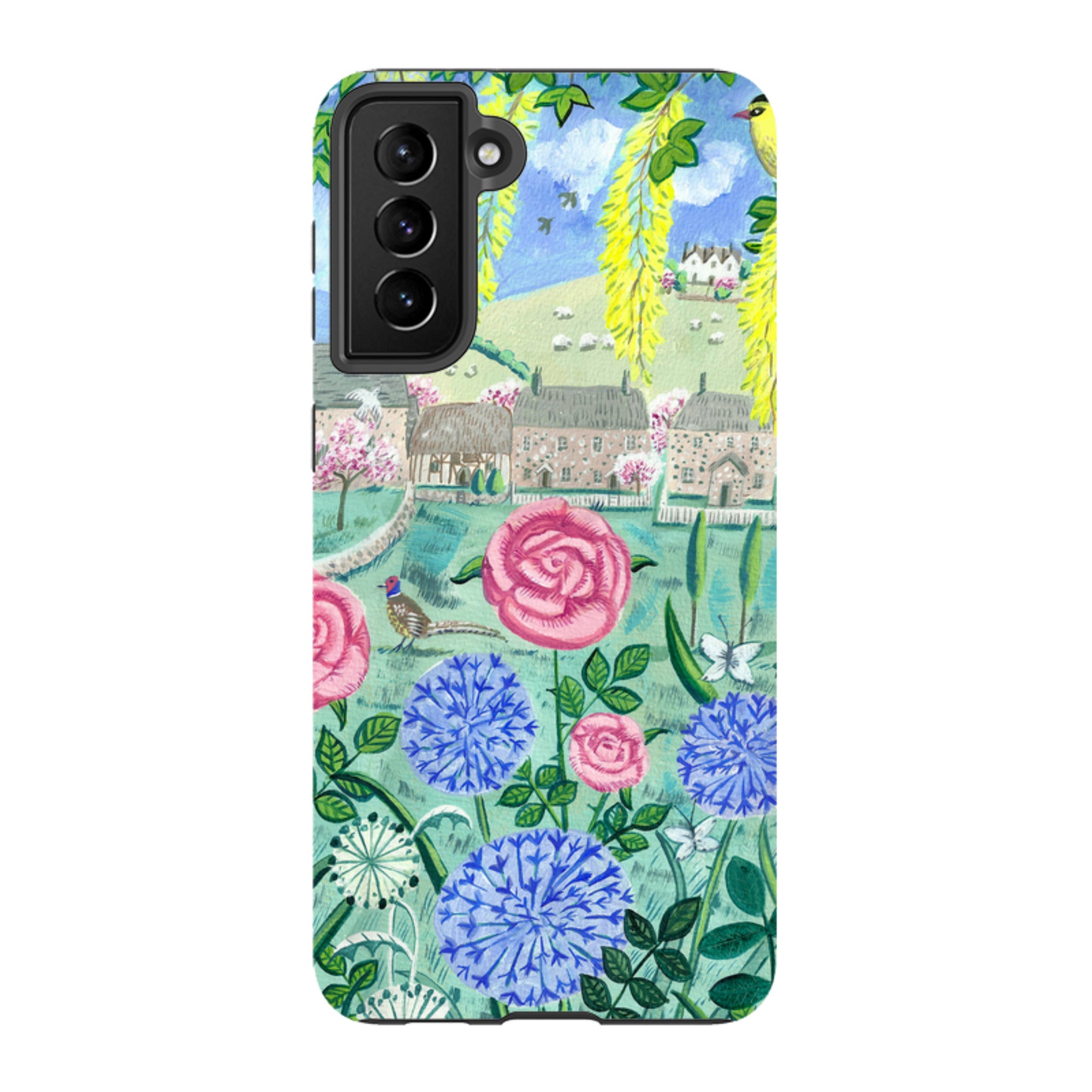 Samsung Tough Case - Village Floral By Mary Stubberfield