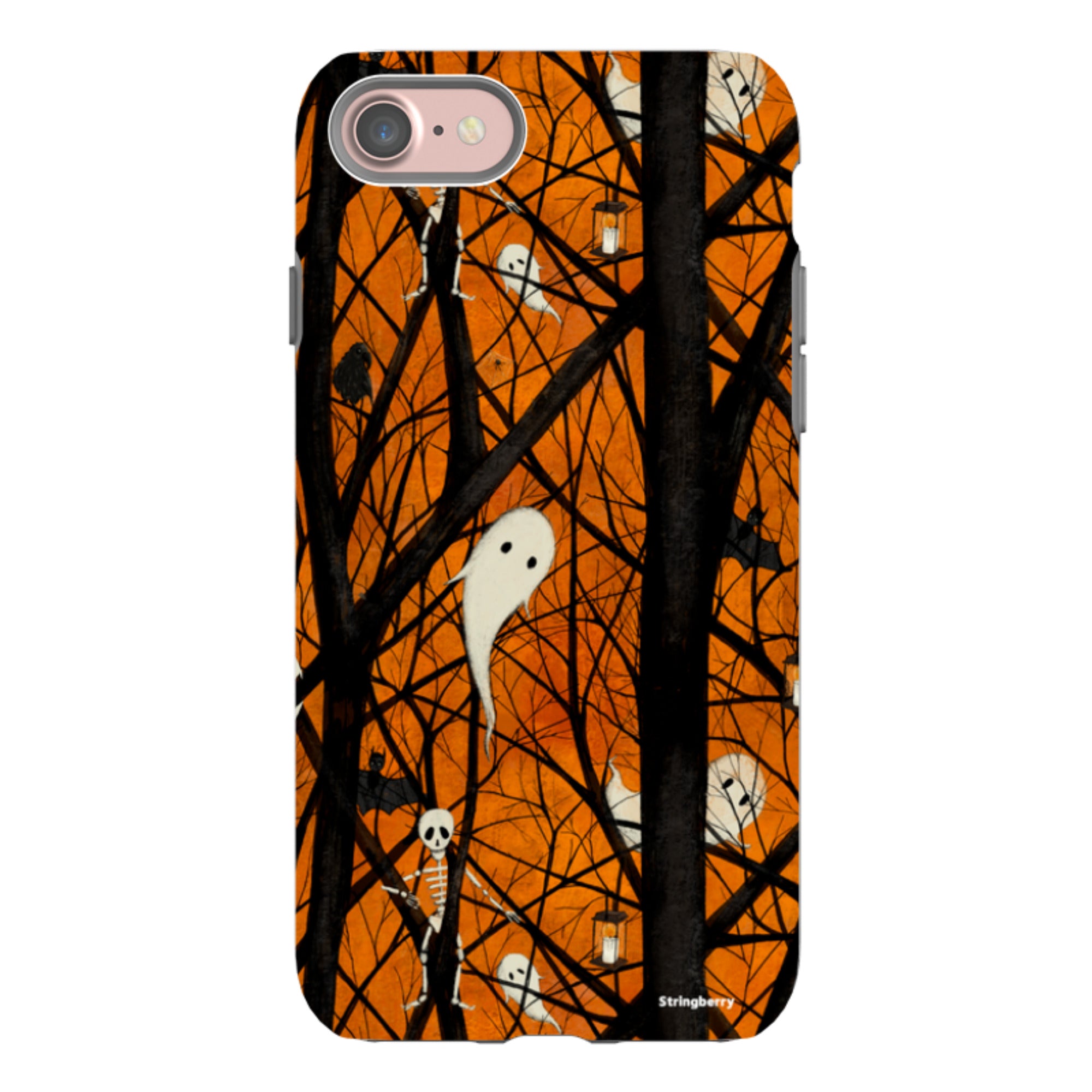 iPhone Tough Case - Halloween Pattern By Maja Lindberg