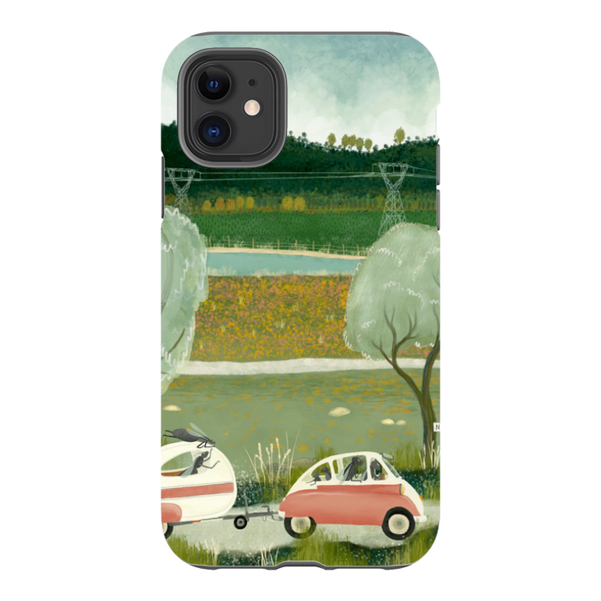 iPhone Tough Case - Happy Holidays-1 By Katherine Quinn
