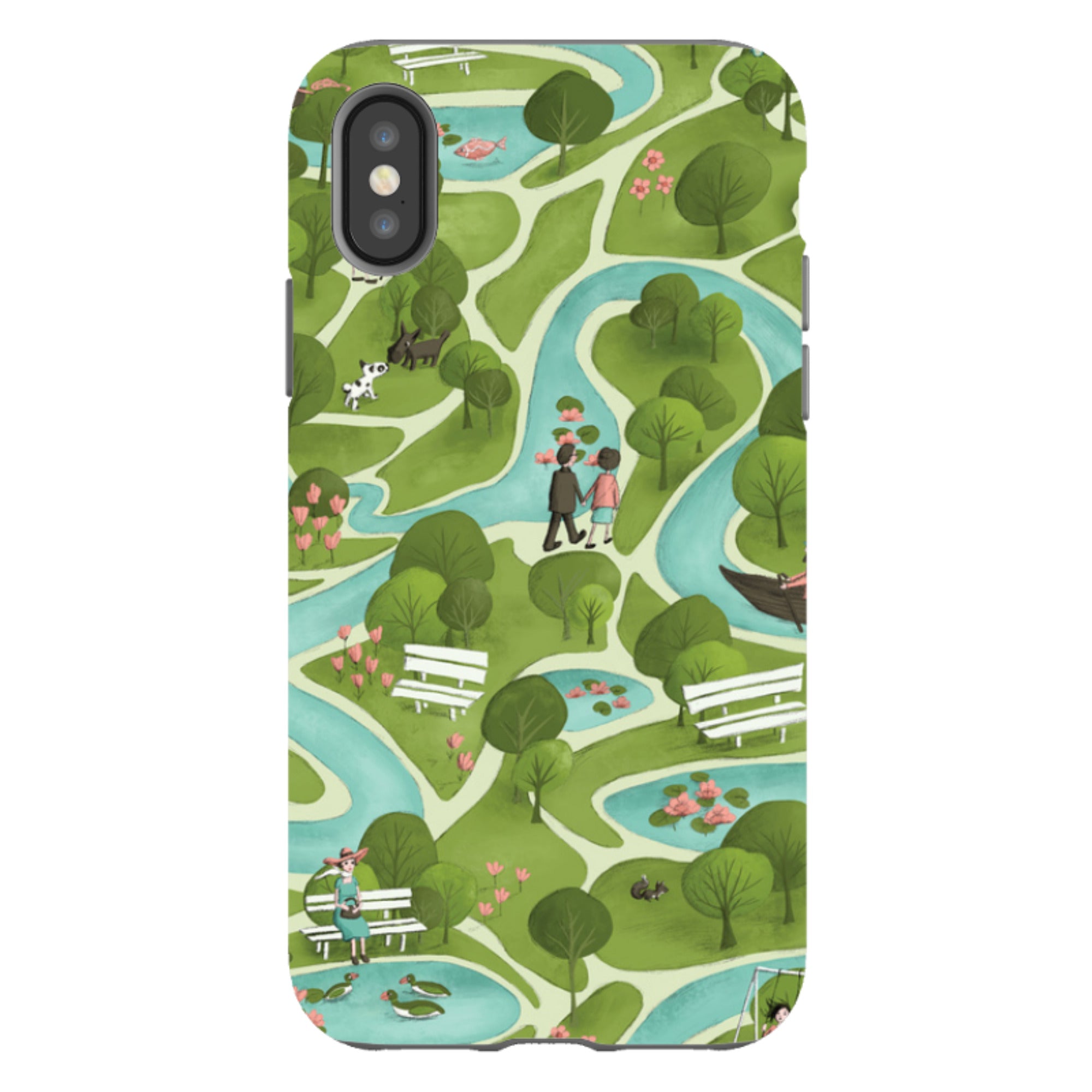 iPhone Tough Case - In the Park By Maja Lindberg