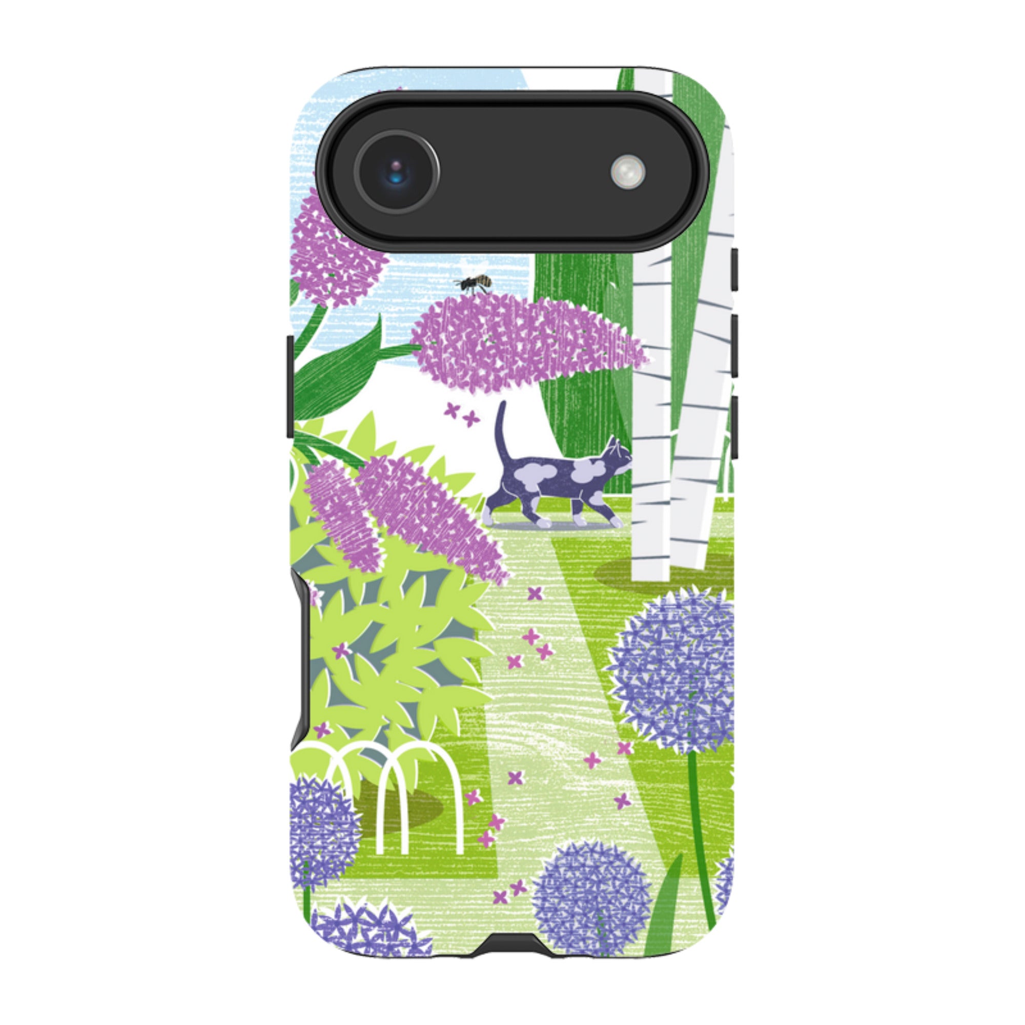 iPhone MagSafe Tough Case -  Lilac and Alliums By Liane Payne