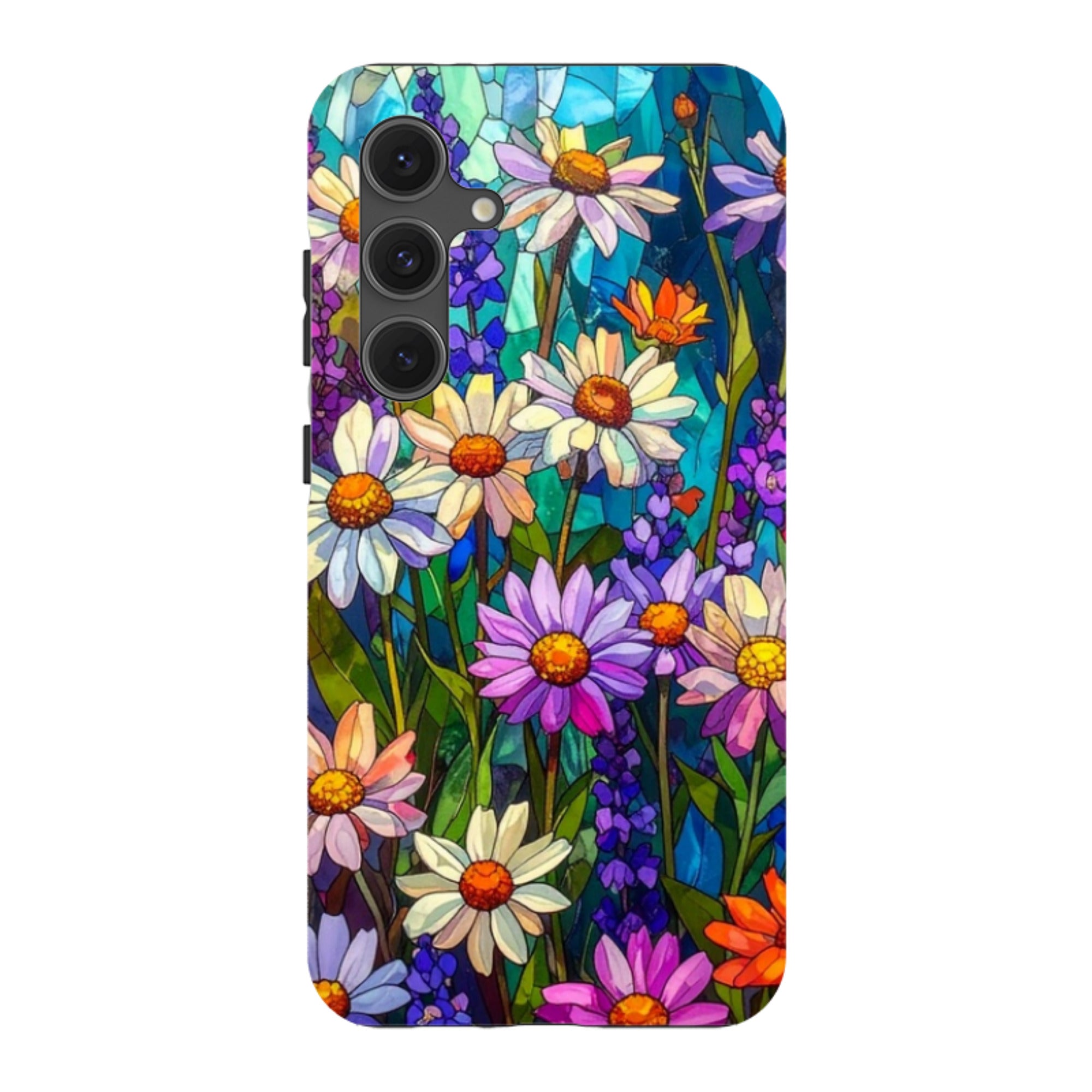 Samsung Tough Case - Purple Daisies