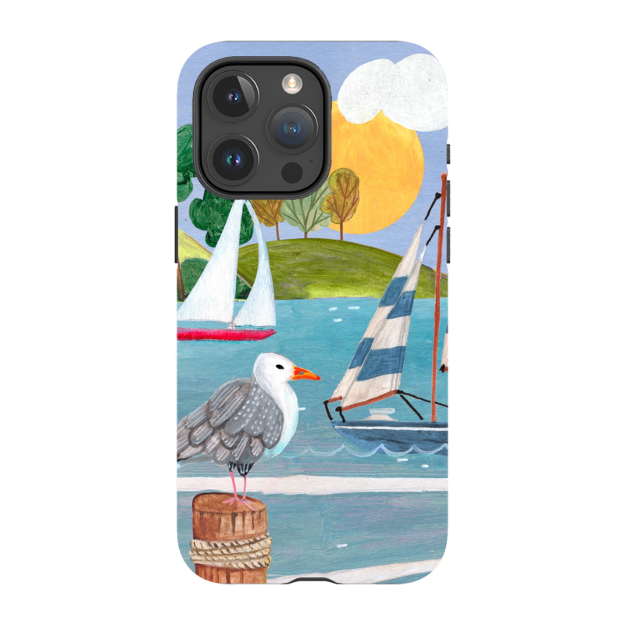 iPhone MagSafe Tough Case -  Sailing By Caroline Bonne Muller