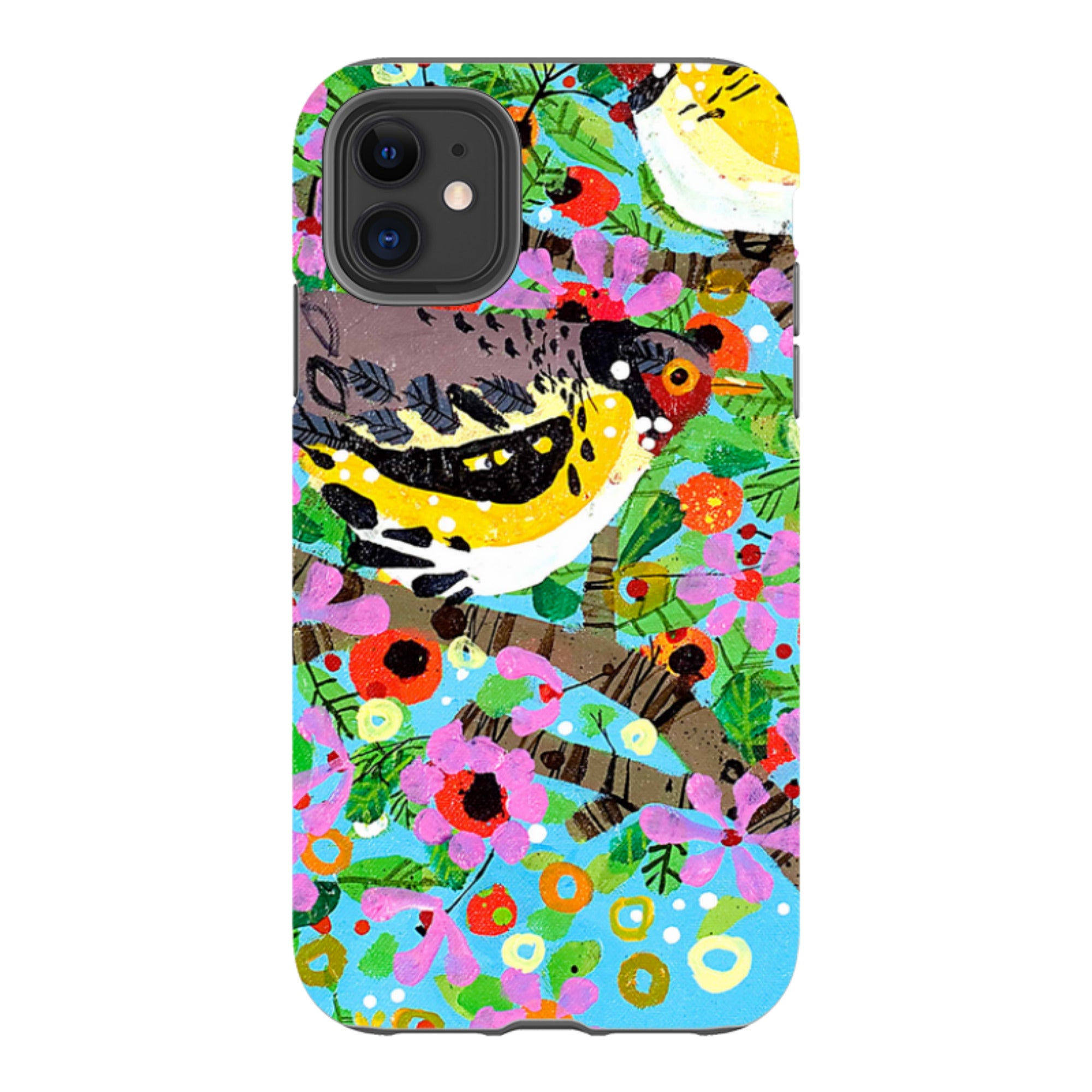 iPhone Tough Case - Finches By Claire West