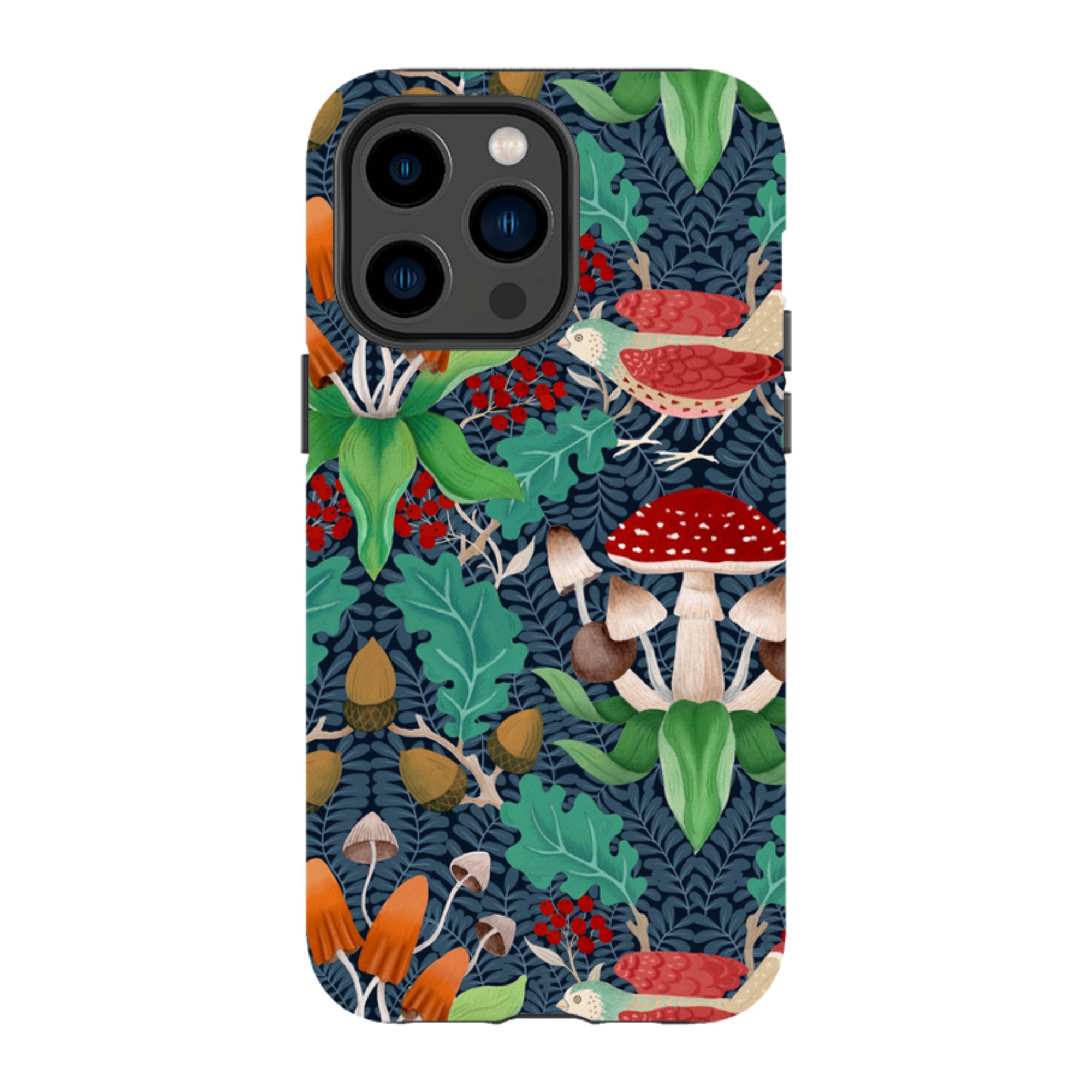 iPhone Tough Case - Mushrooms By Bex Parkin
