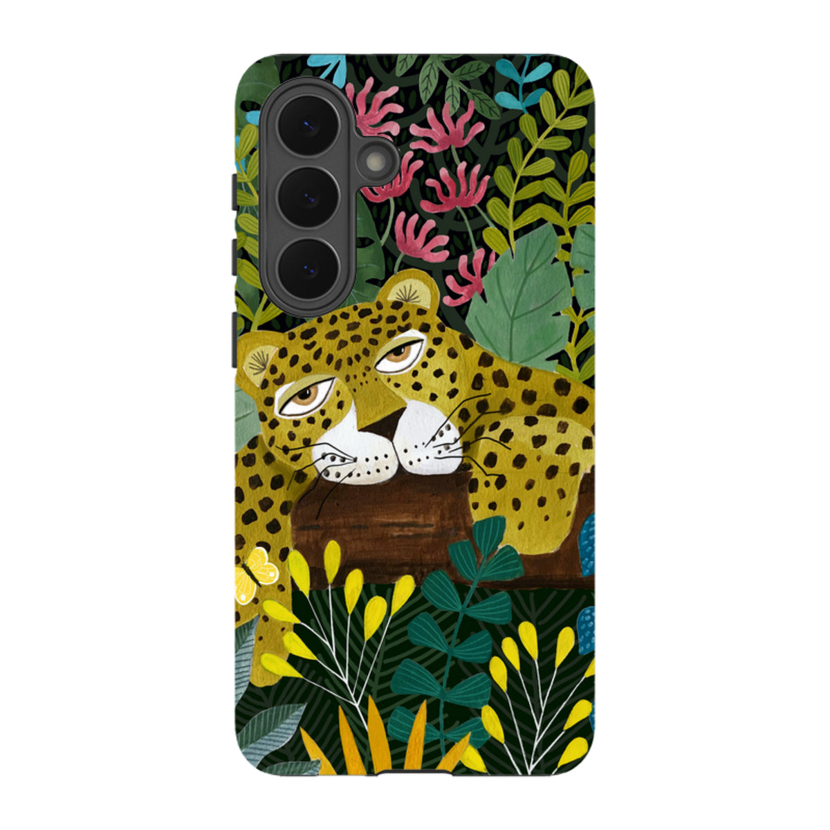 Samsung Tough Case - Sleepy Leopard By Bex Parkin