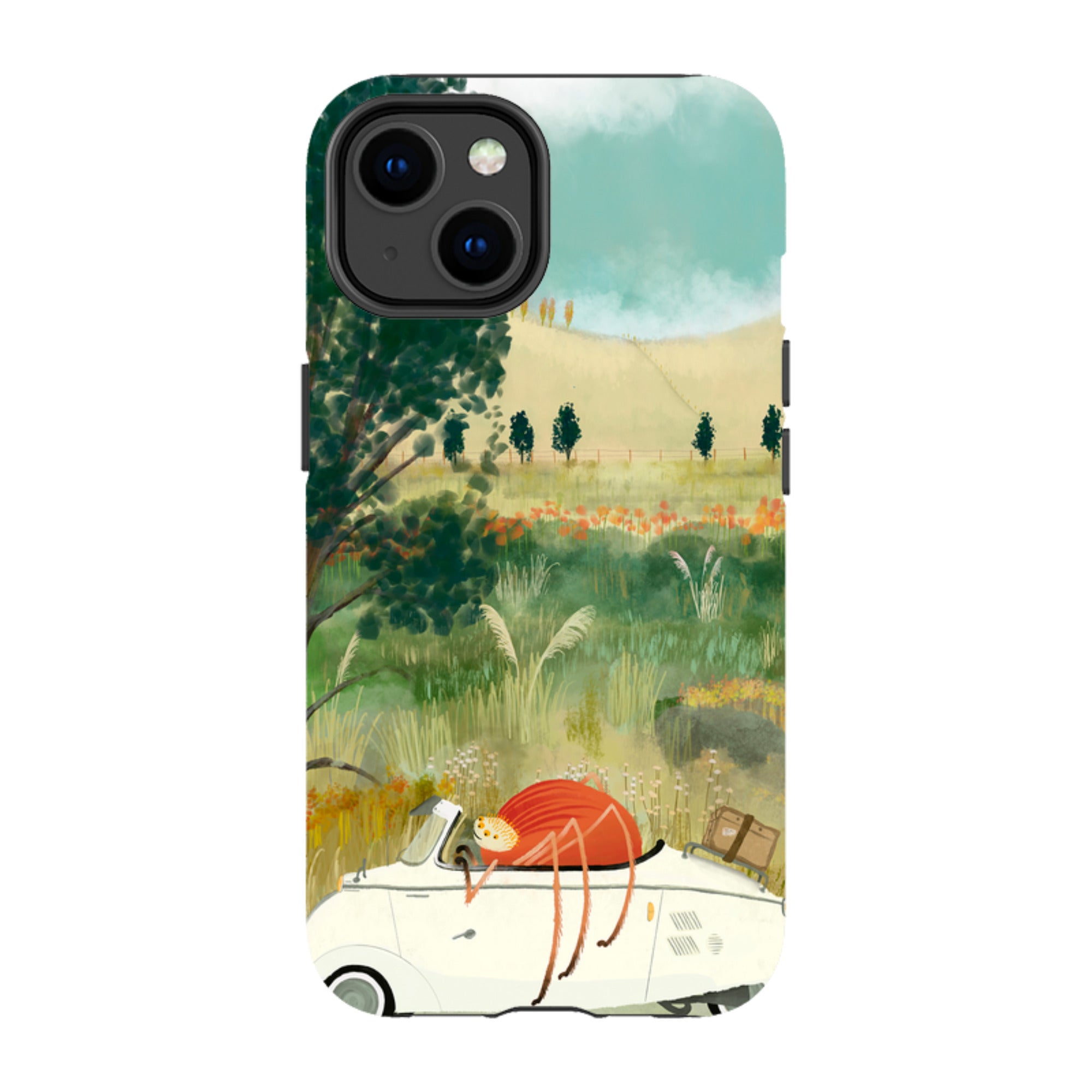 iPhone MagSafe Tough Case -  Happy Travels By Katherine Quinn