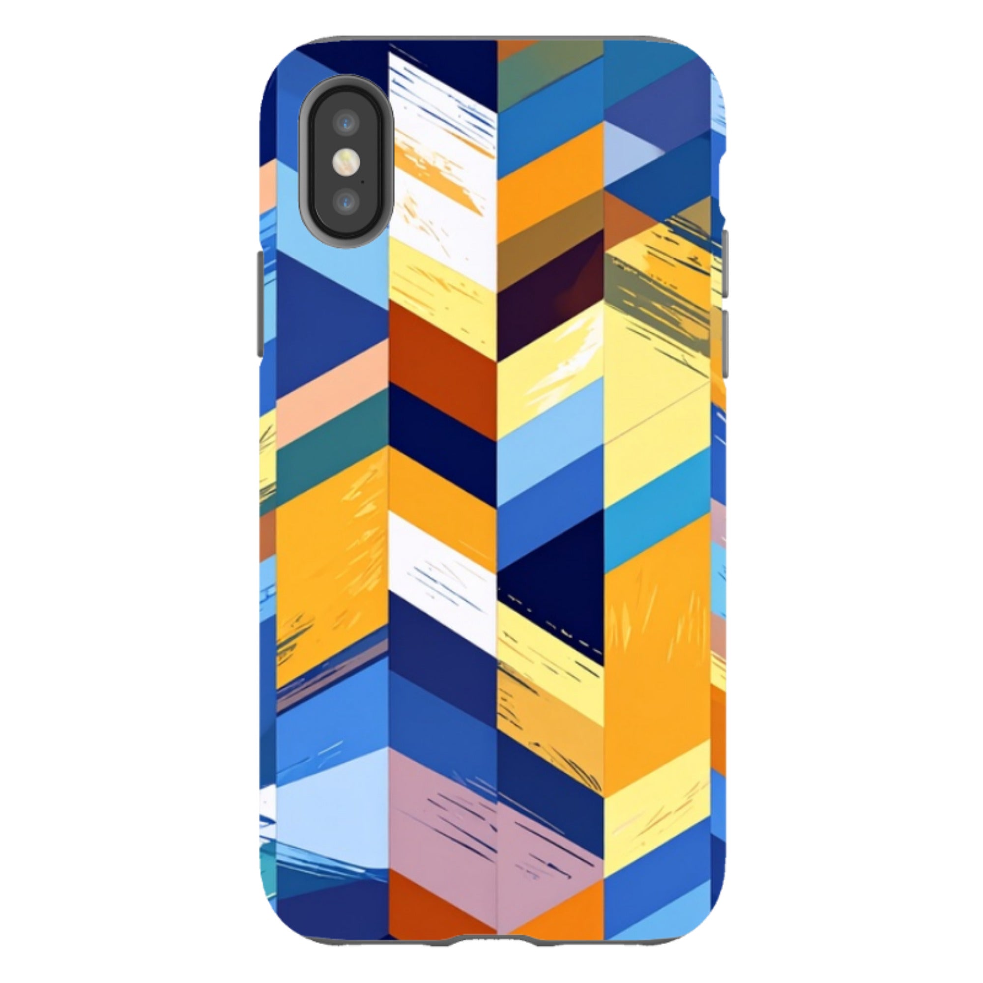 iPhone Tough Case - Technicolor Stripes