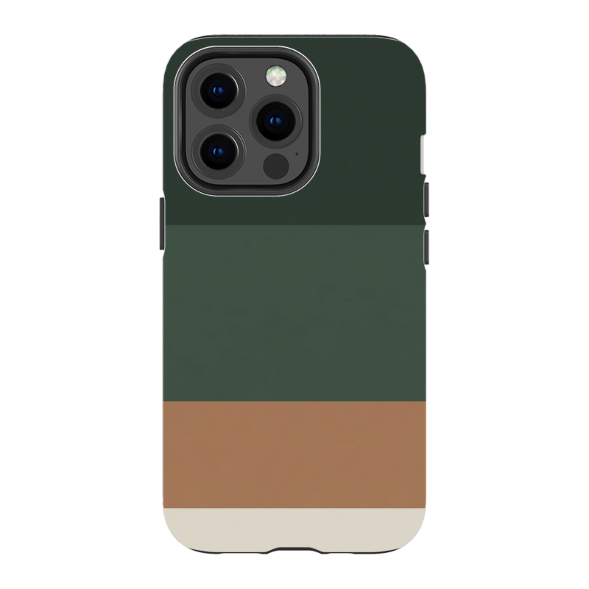iPhone Tough Case - Terracotta and Green Gradient