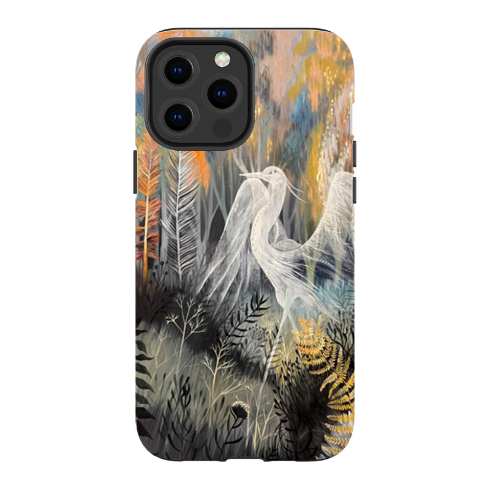 iPhone MagSafe Tough Case -  Ghost Heron By Mia Underwood