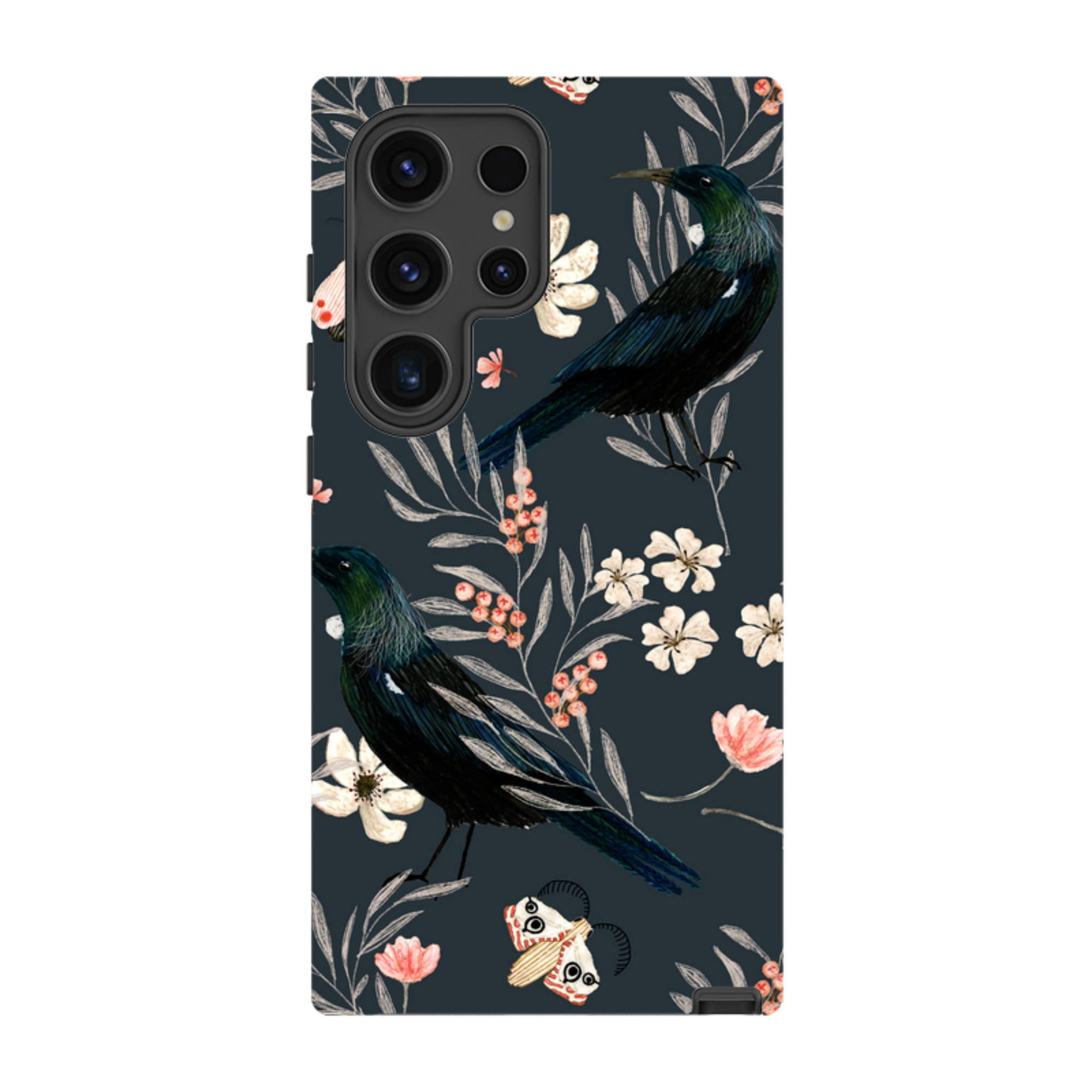 Samsung Tough Case - Moths And Tuis By Katherine Quinn