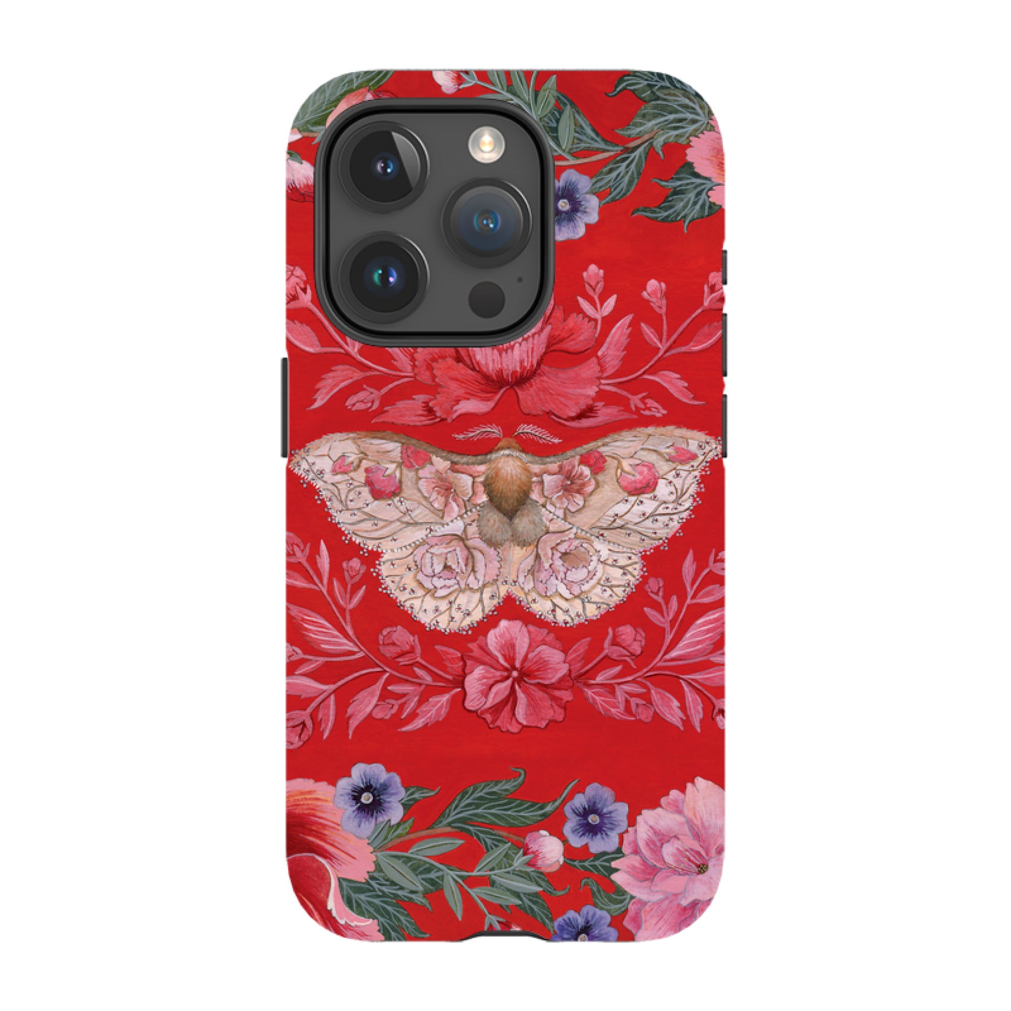 iPhone Tough Case - Blossom Moth By Maria Matos