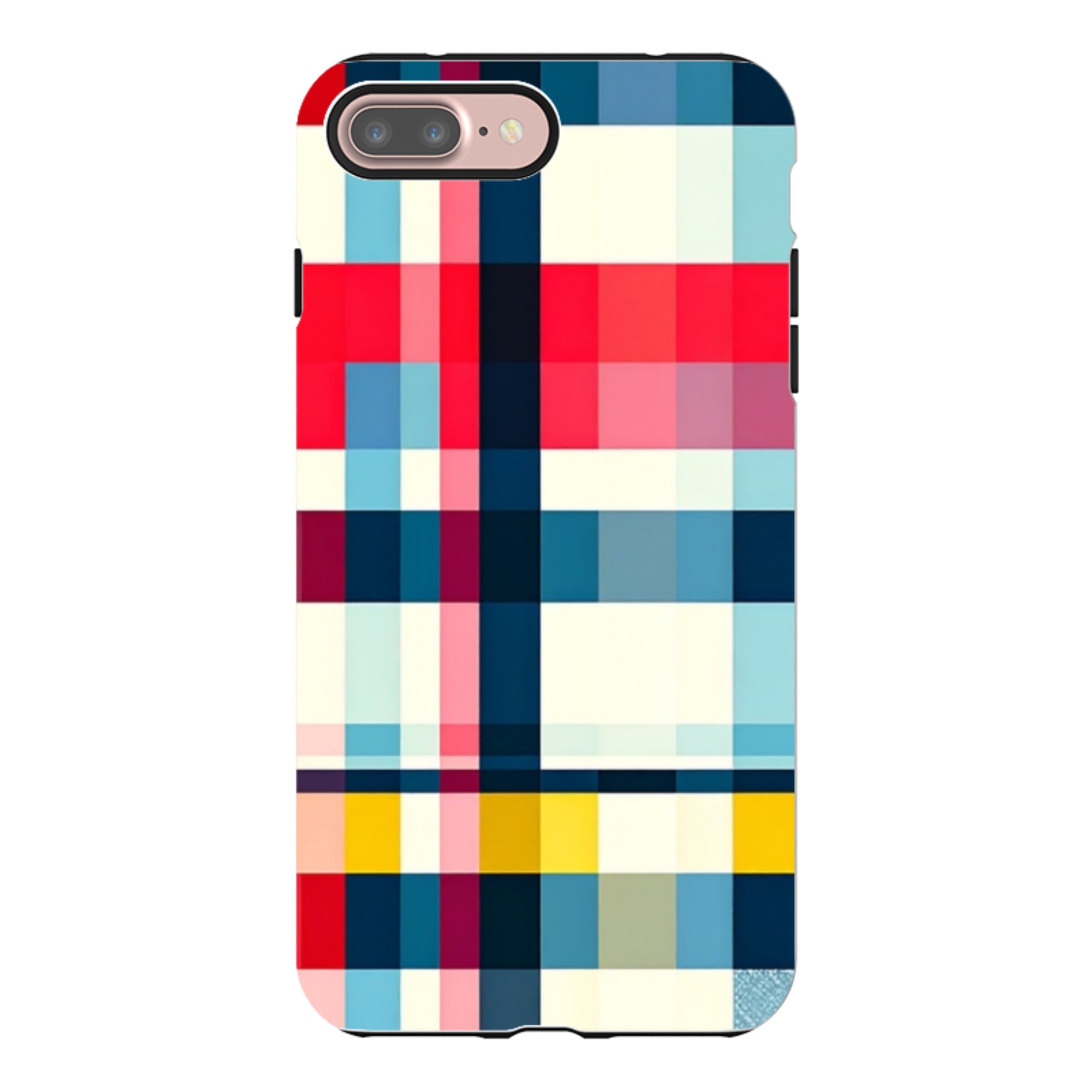 iPhone Tough Case - Cancun Gingham
