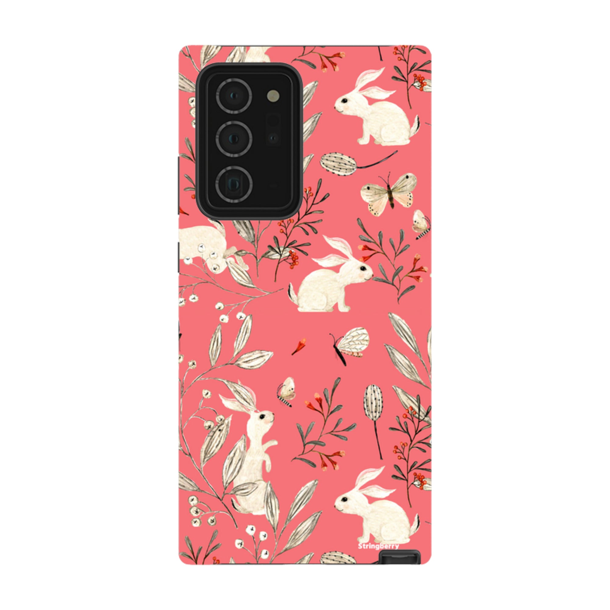 Samsung Tough Case - Bunnies Raspberries By Katherine Quinn