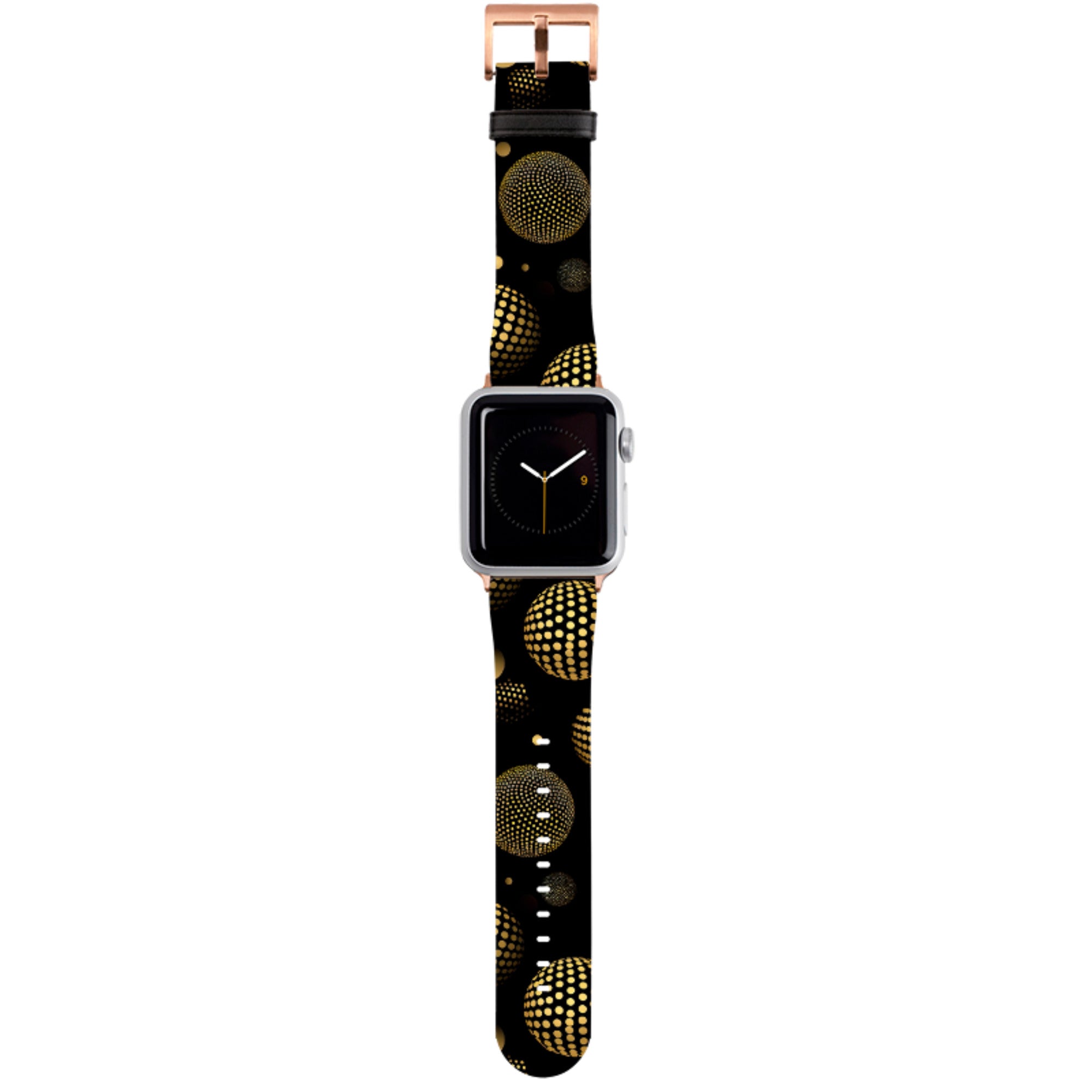 Dark Polka Apple Watch Strap