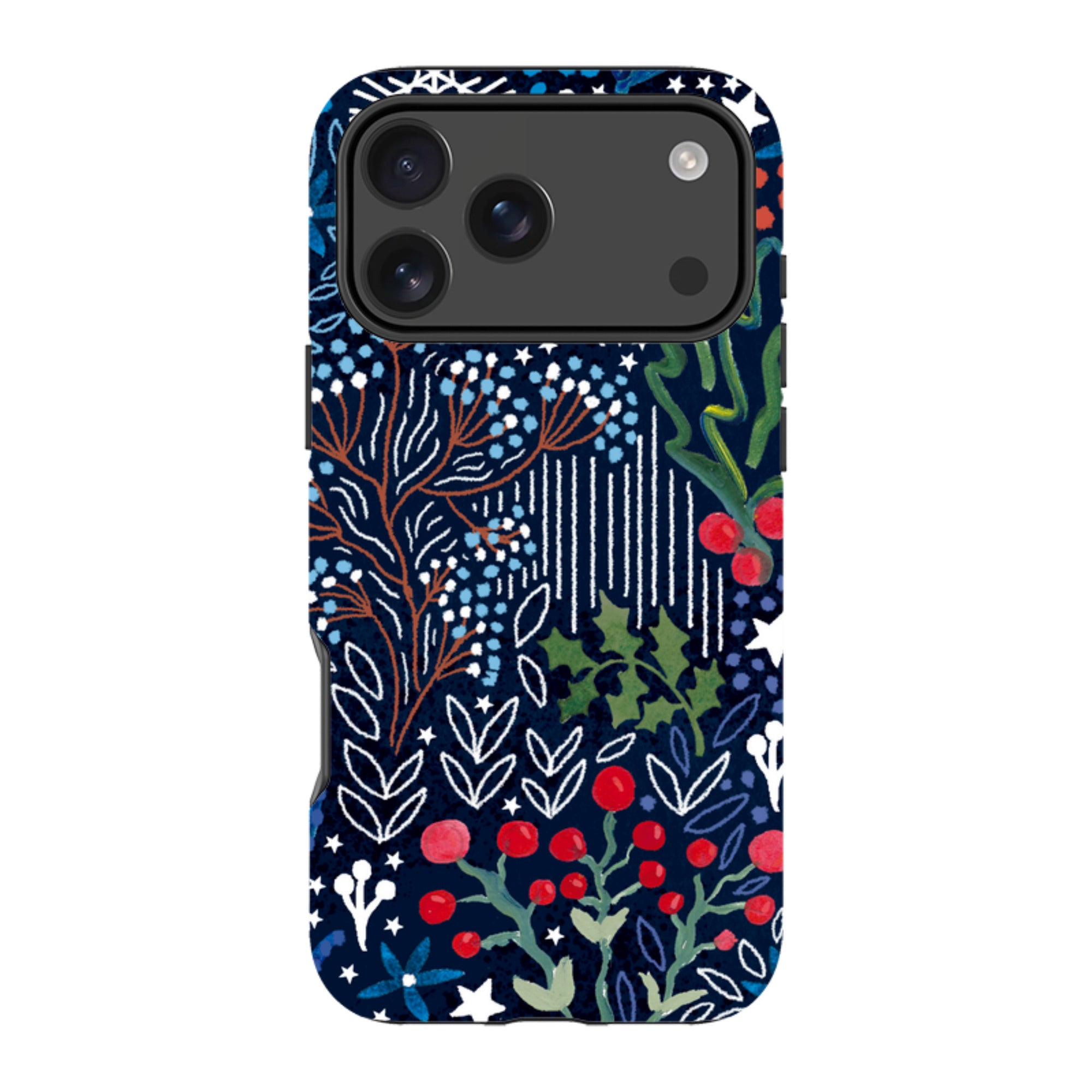 iPhone Tough Case - Winter Flowers II By Emma Frances Grant