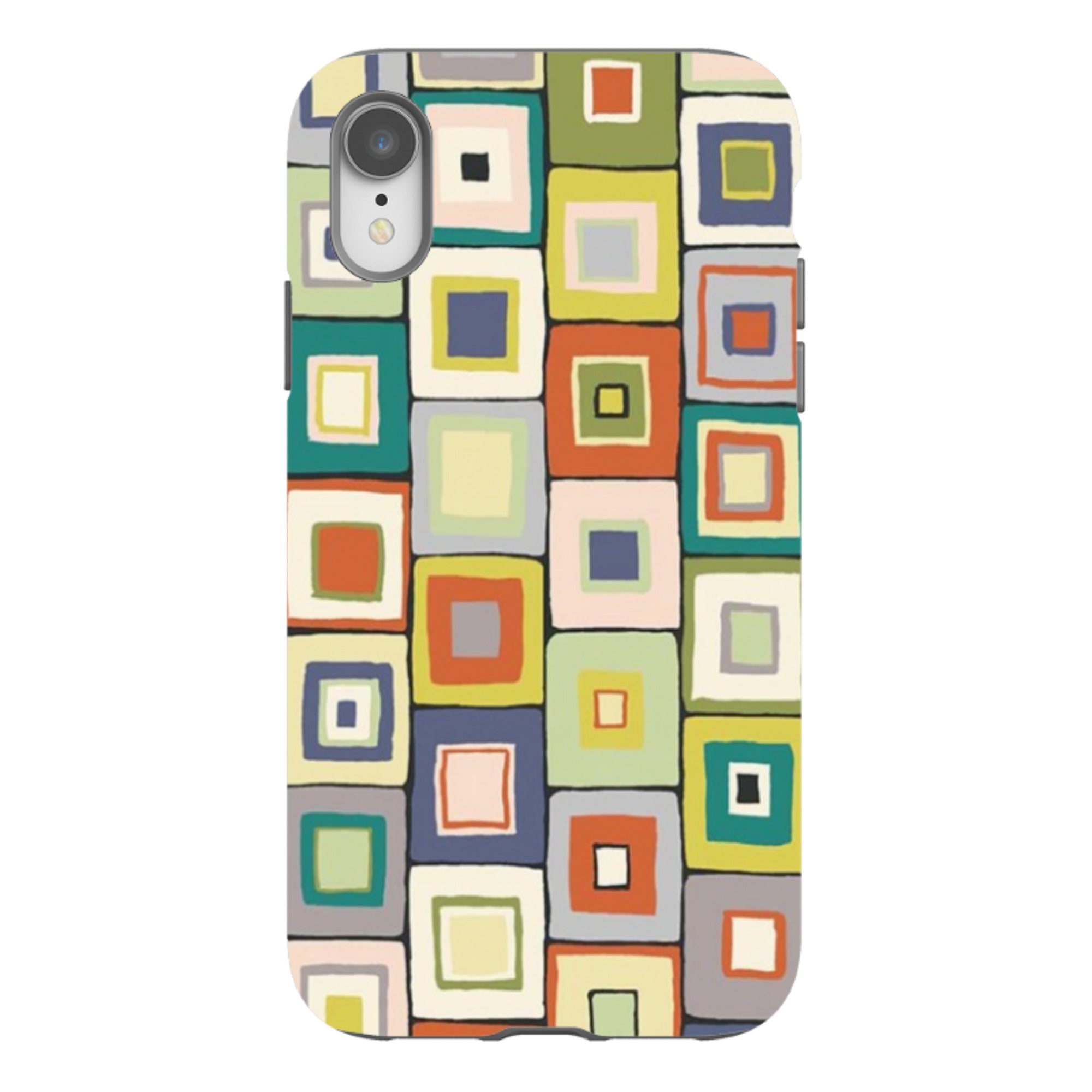 iPhone Tough Case - Atelier Blanket Squares Urbane By Sarah Campbell