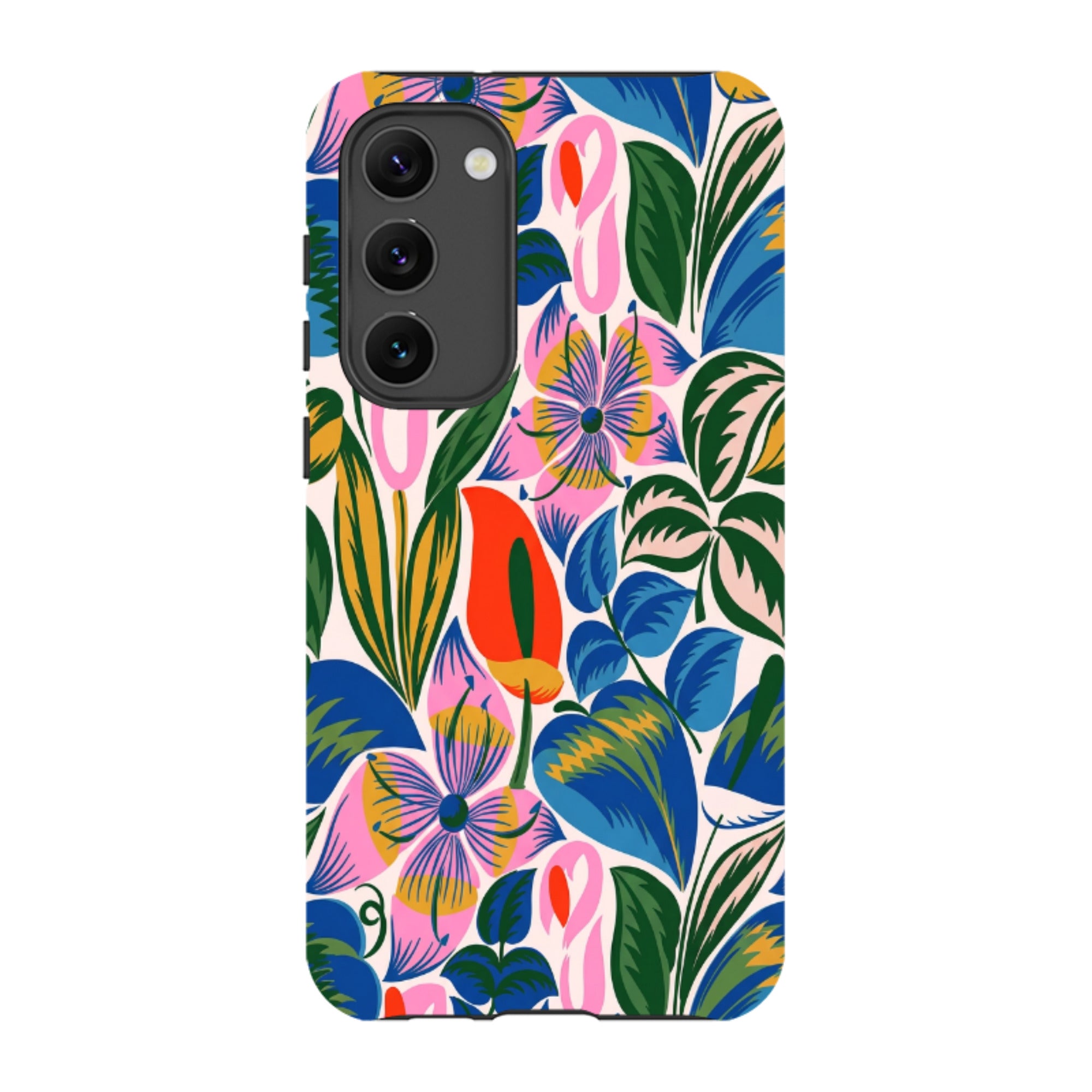 Samsung Tough Case - Retro Tropical Floral