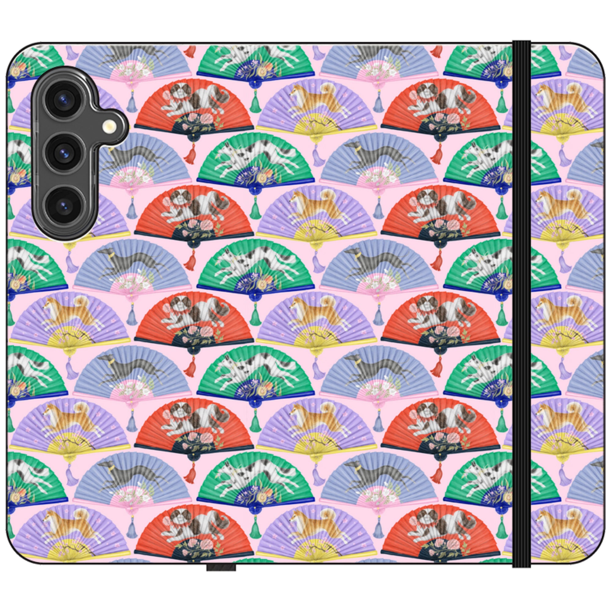 Dog Fan Wallet Case By Catherine Rowe