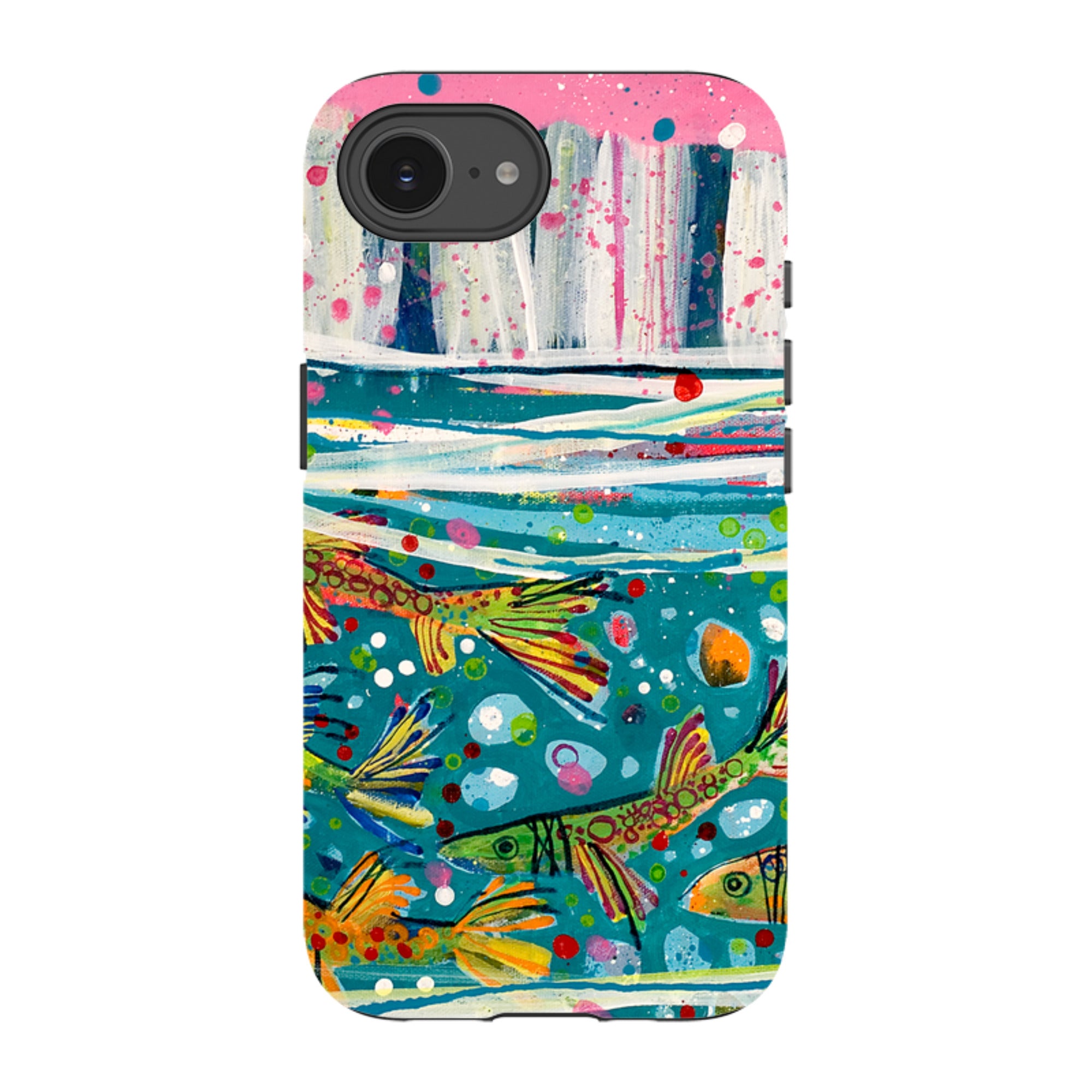 iPhone Tough Case - Something Fishy By Claire West