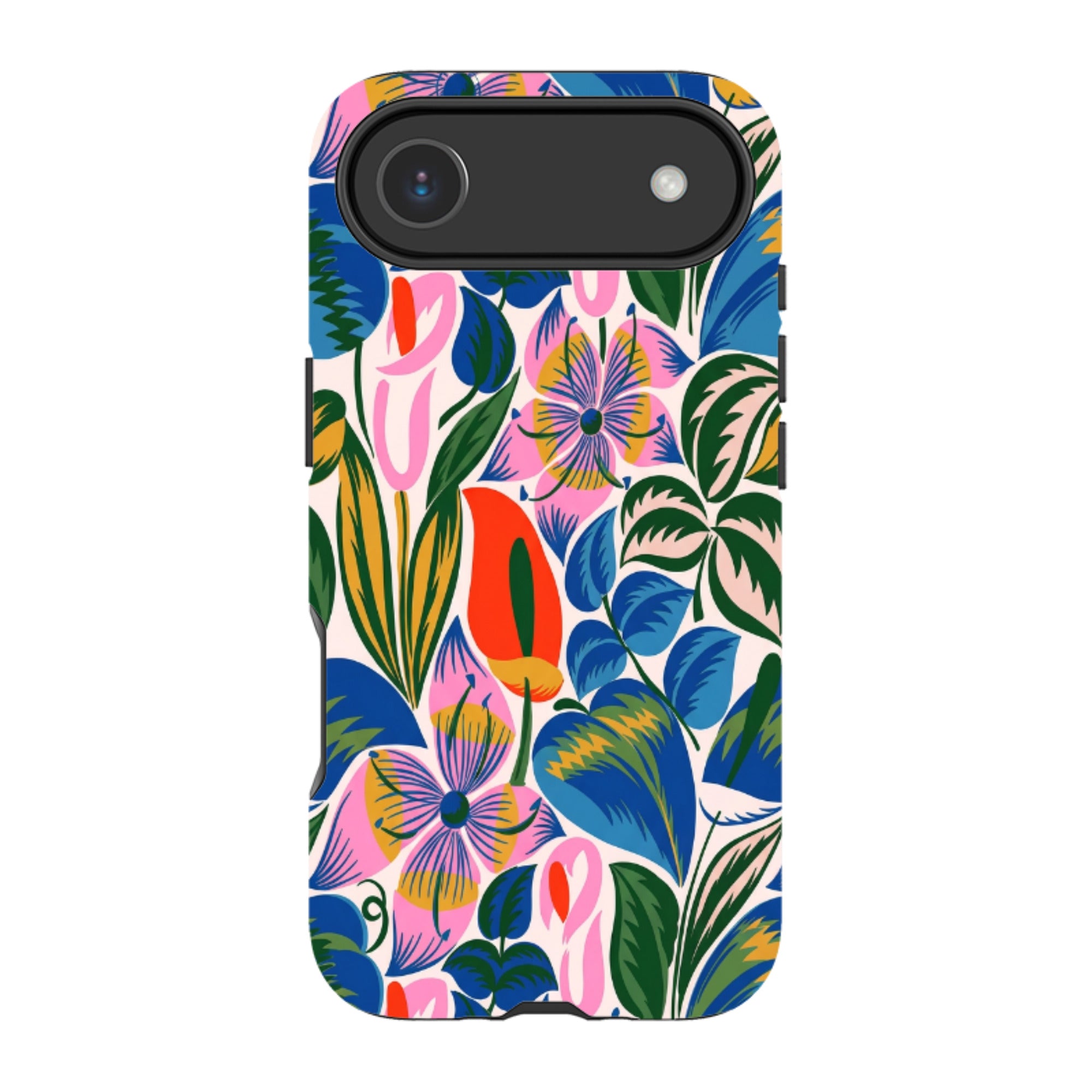 iPhone MagSafe Tough Case - Retro Tropical Floral