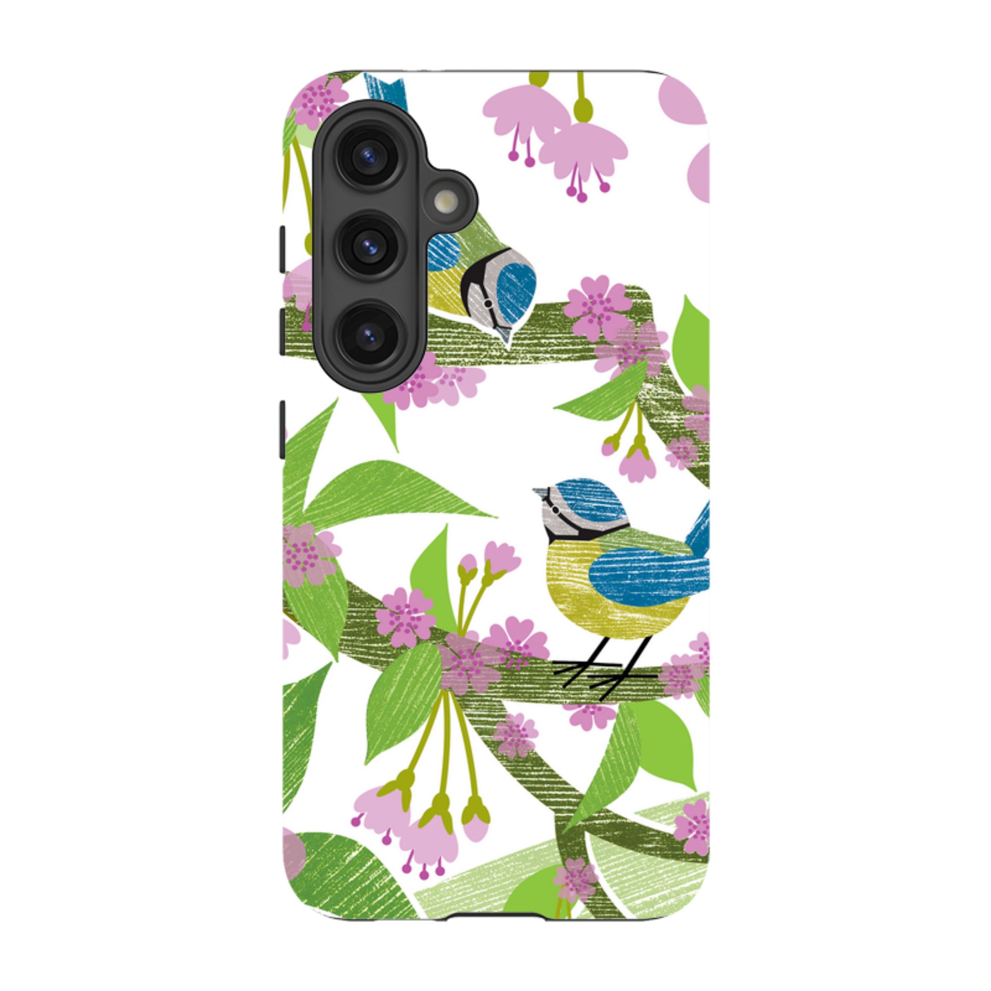 Samsung Tough Case - Blue Tits and Blossom By Liane Payne