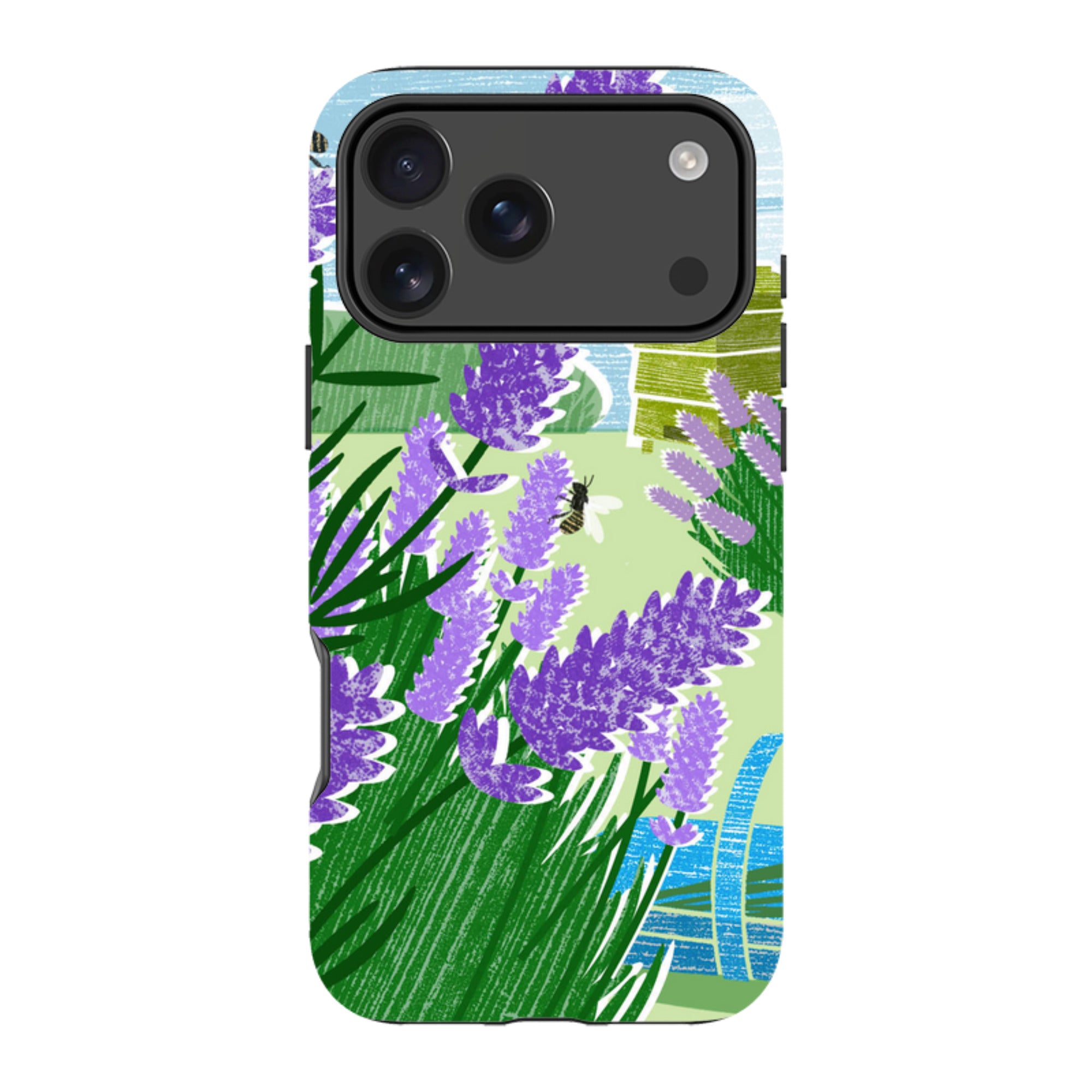 iPhone Tough Case - Lavender Garden By Liane Payne