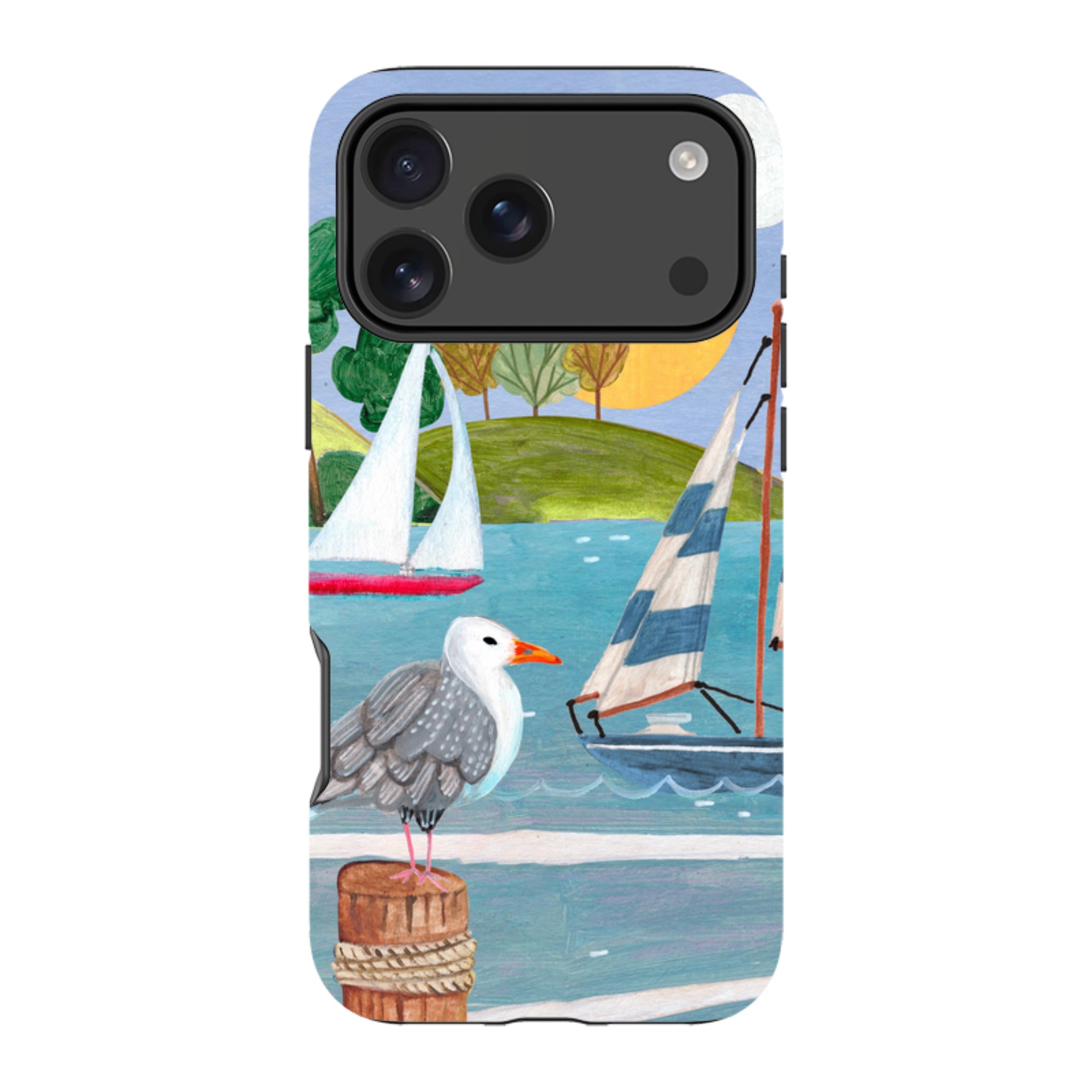 iPhone MagSafe Tough Case -  Sailing By Caroline Bonne Muller