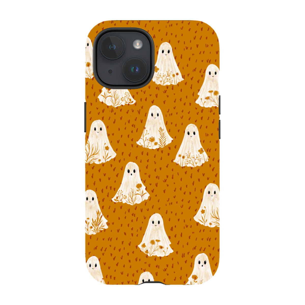 iPhone Tough Case - Floral Ghosts - Spice By Katherine Quinn