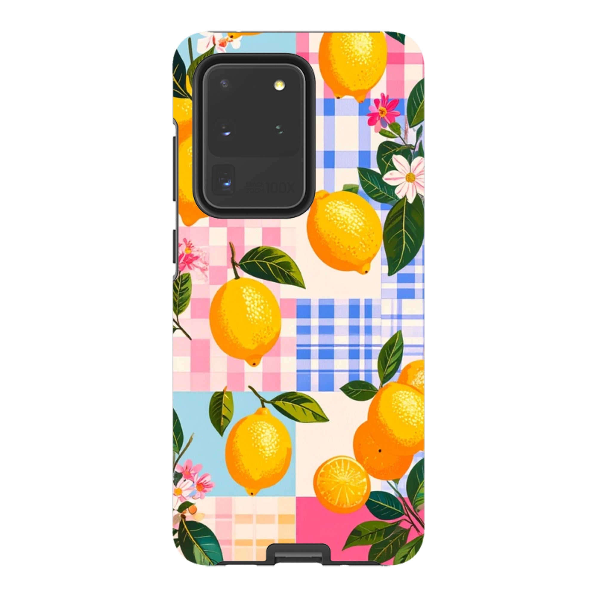 Samsung Tough Case - Lemons and Checks