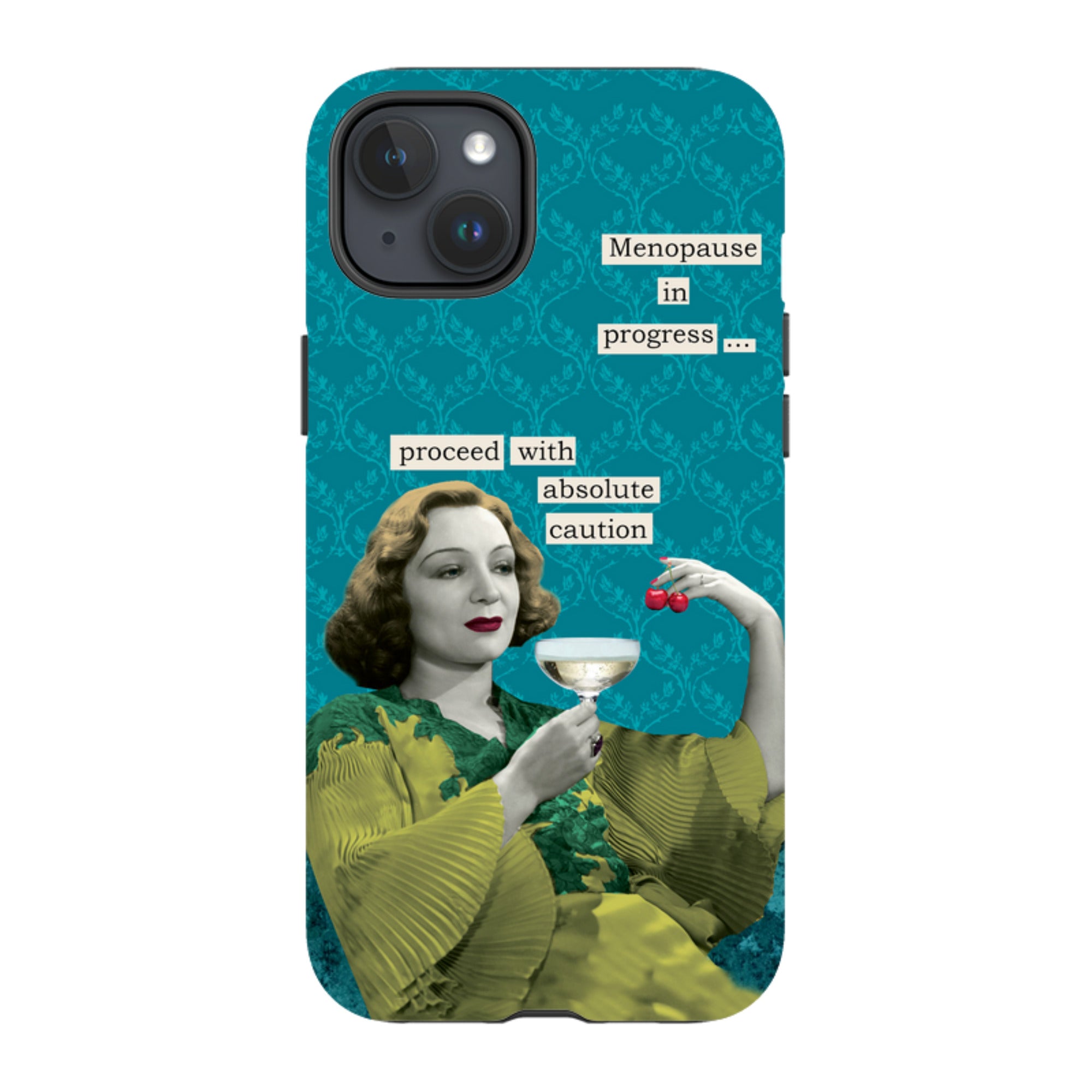 iPhone Tough Case - Menopause In Progress By Clare Jordan