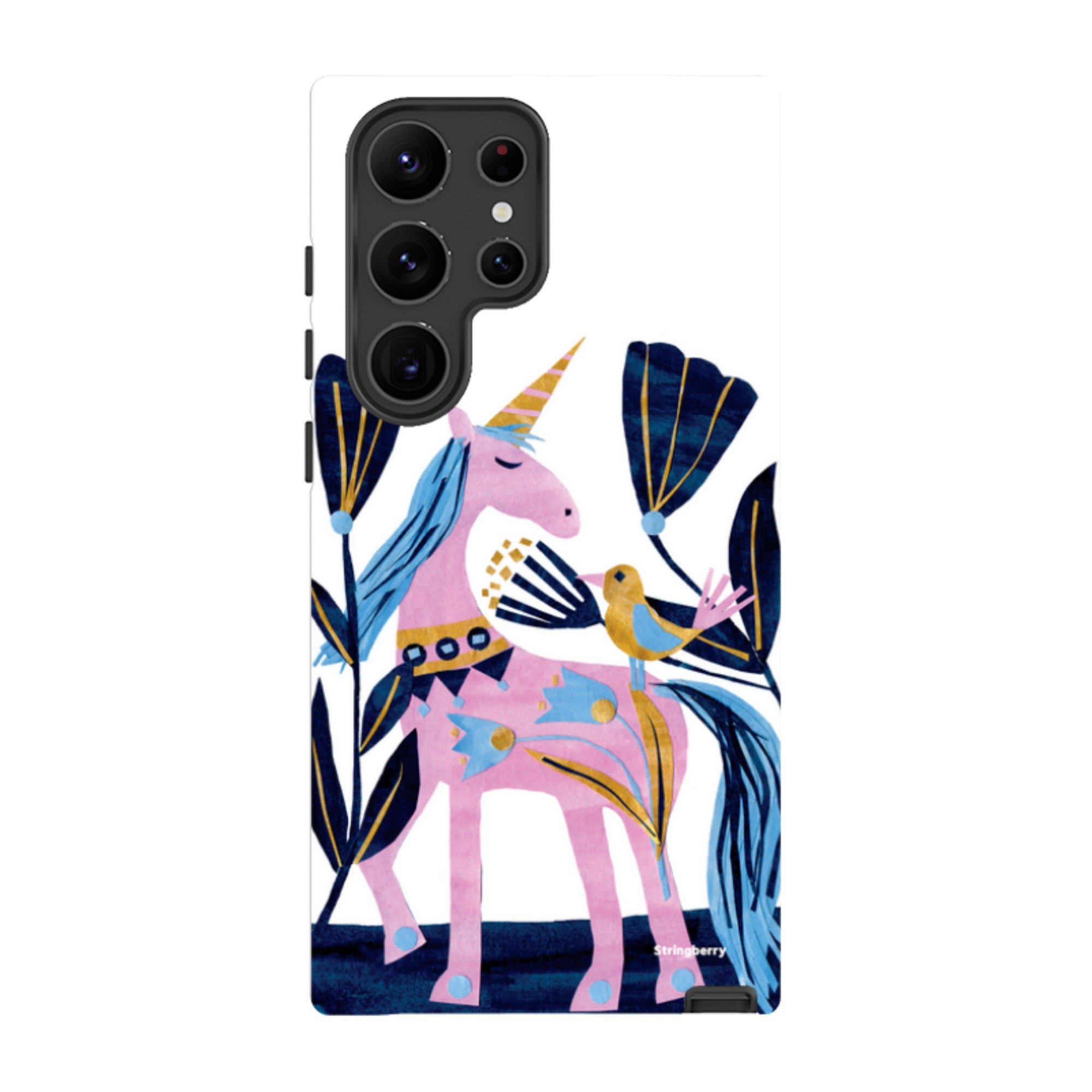 Samsung Tough Case - Lilac Unicorn By Tracey English