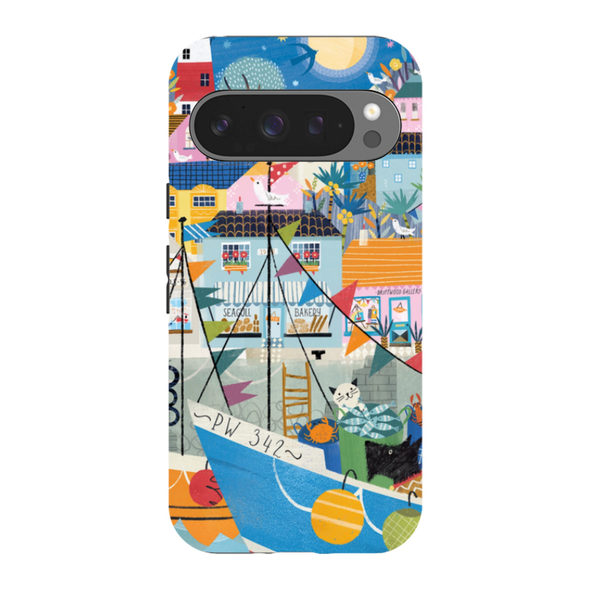 Google Tough Case - Night Harbour 1 By Ali Brookes