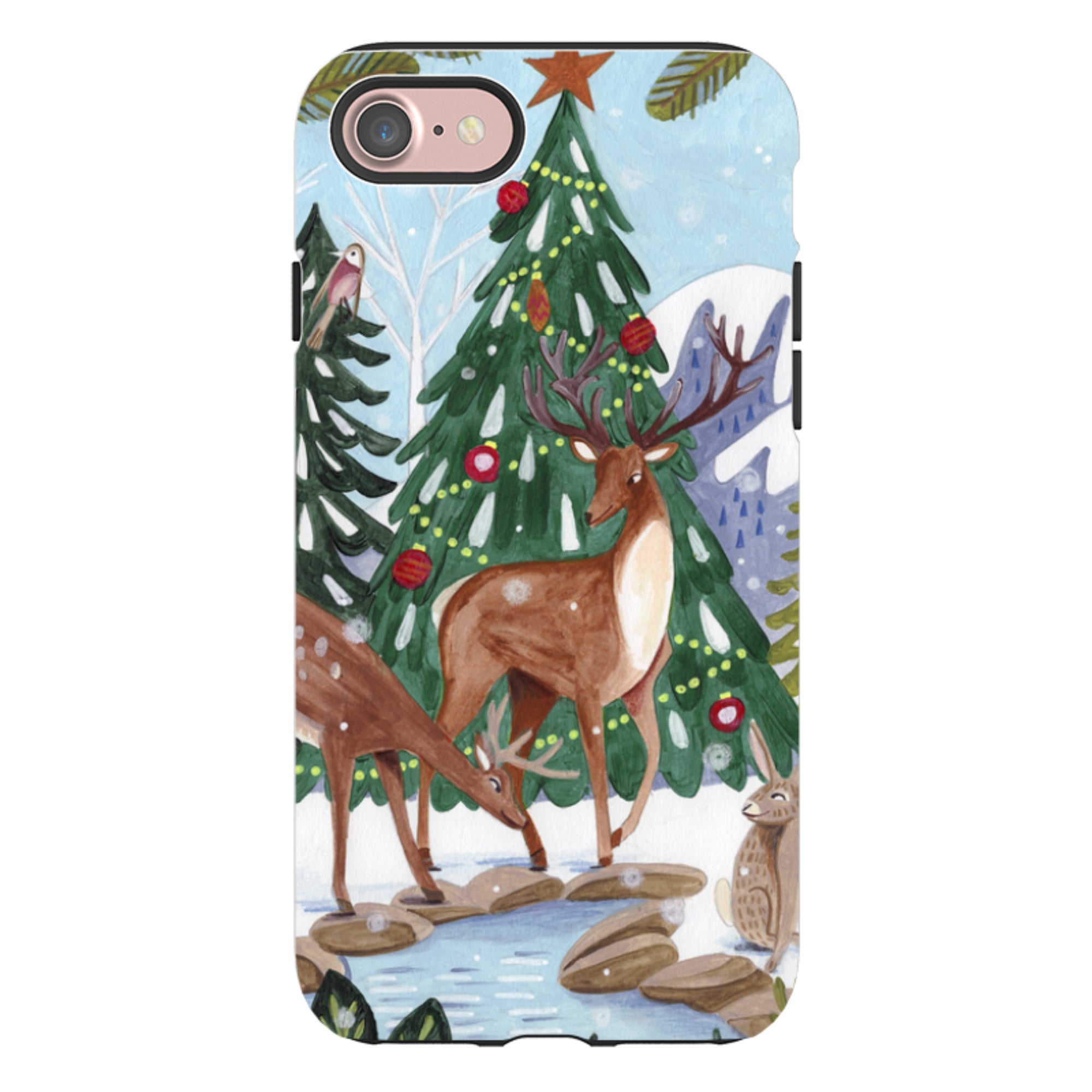 iPhone Tough Case - Winter Forest By Caroline Bonne Muller