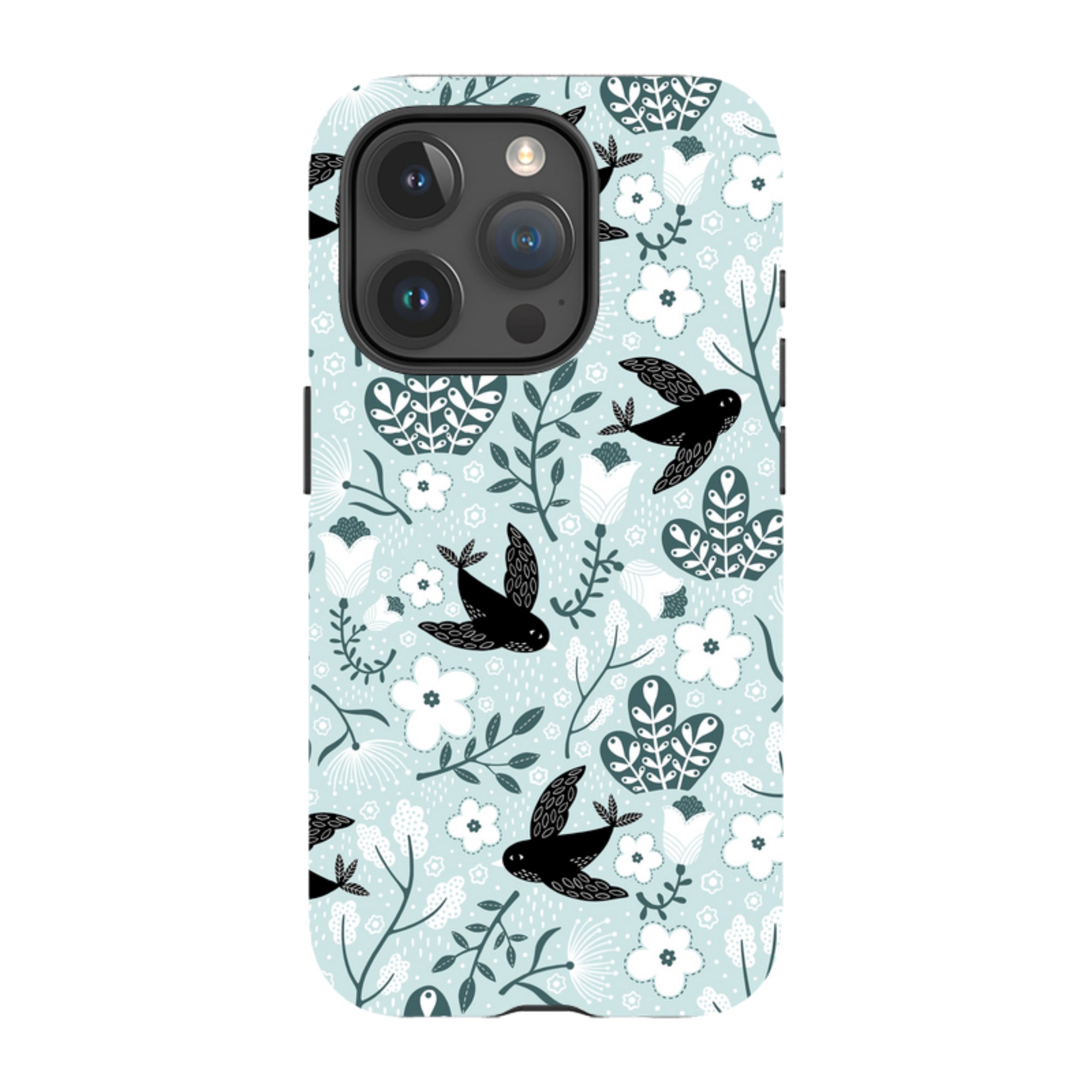 iPhone MagSafe Tough Case -  Black Birds By Suzy Taylor