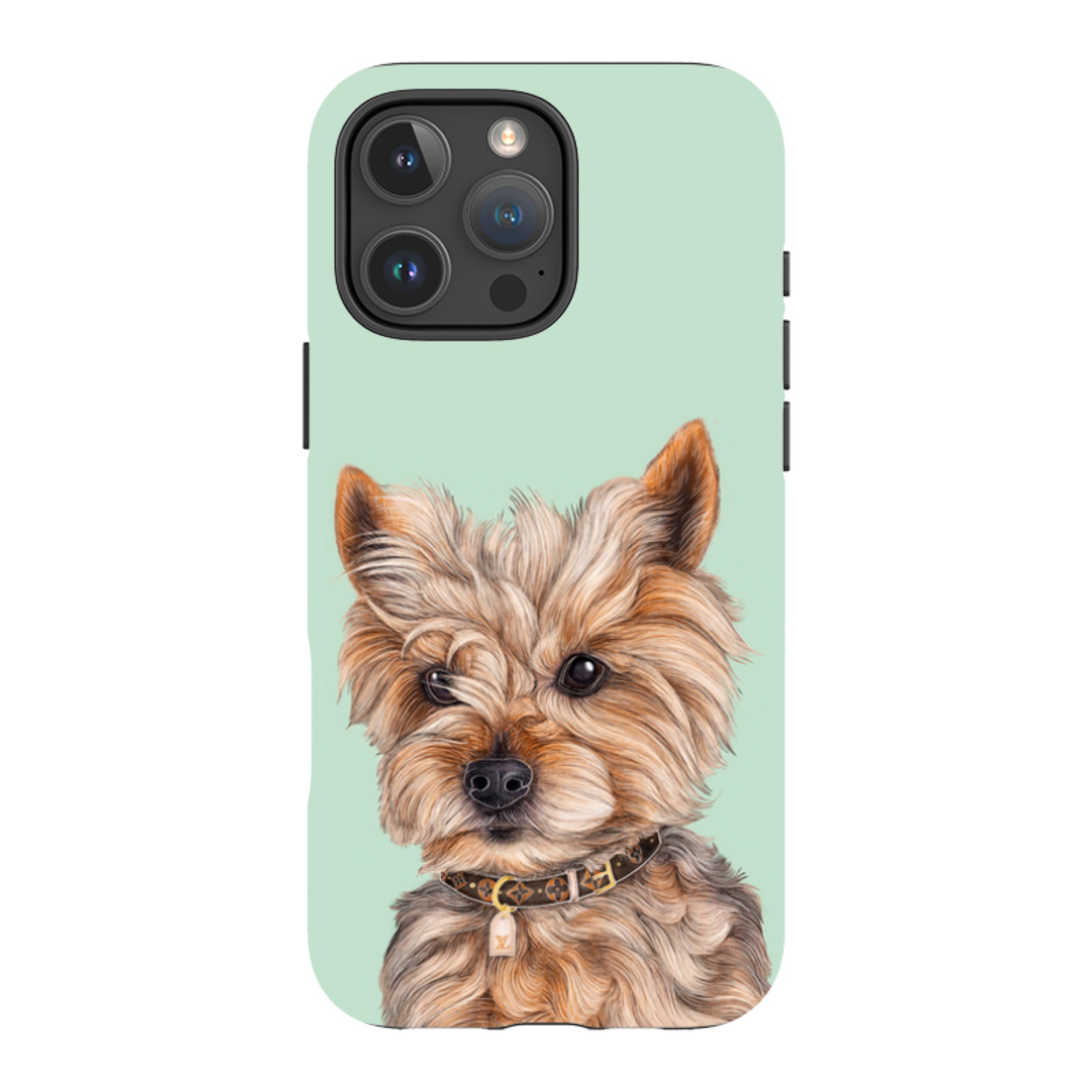 iPhone MagSafe Tough Case - Yorkie By Catherine Rowe