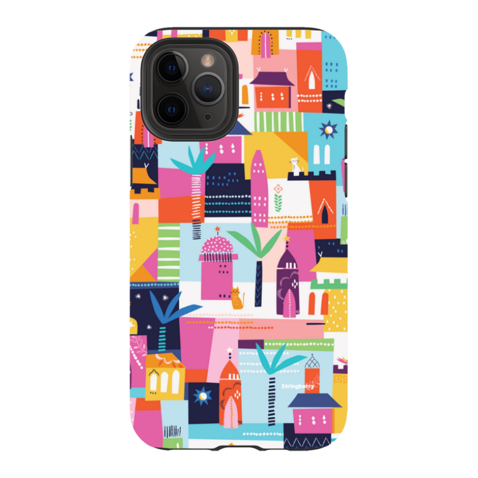 iPhone Tough Case - Houses By Ali Brookes