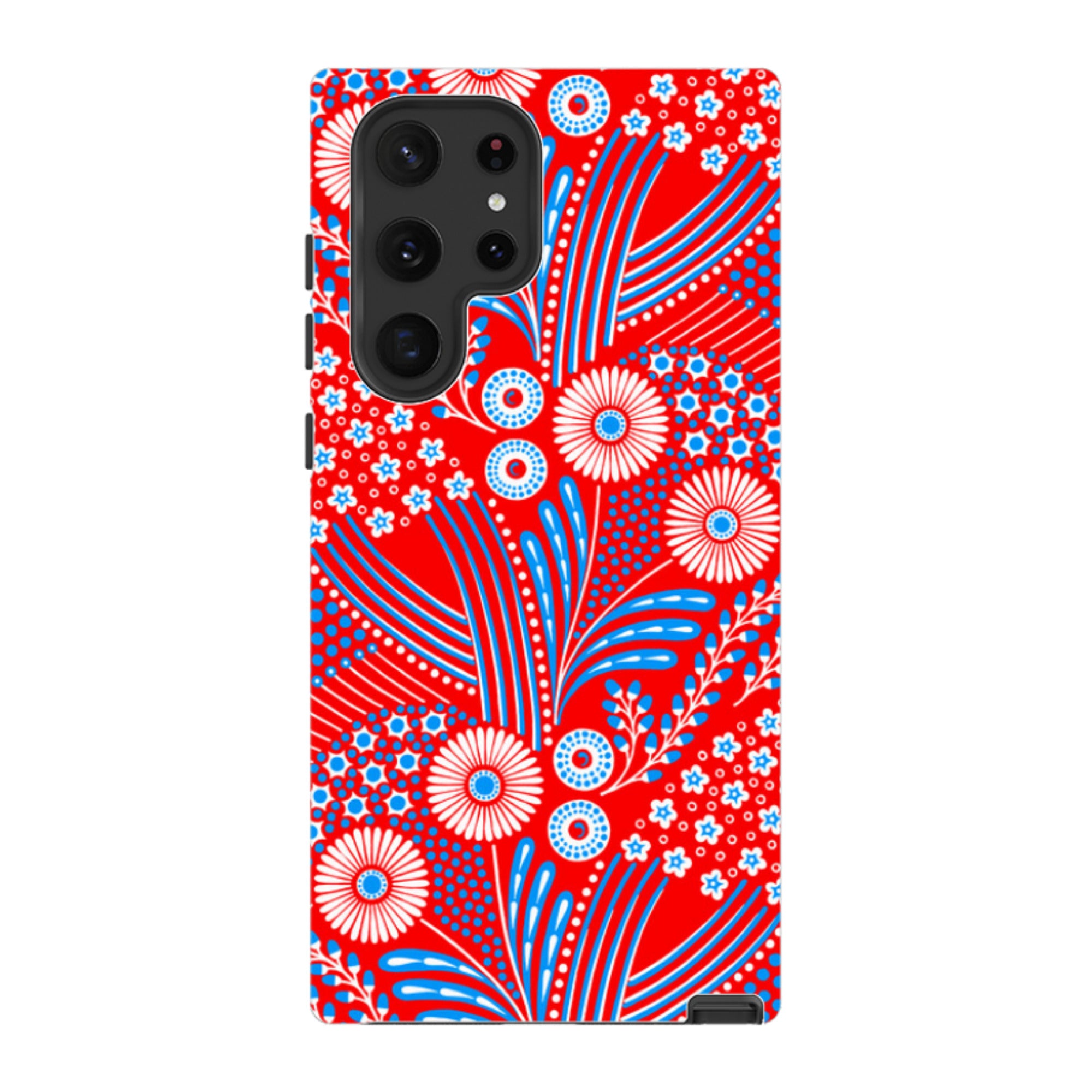 Samsung Tough Case - Red Bouquet By Cressida Bell