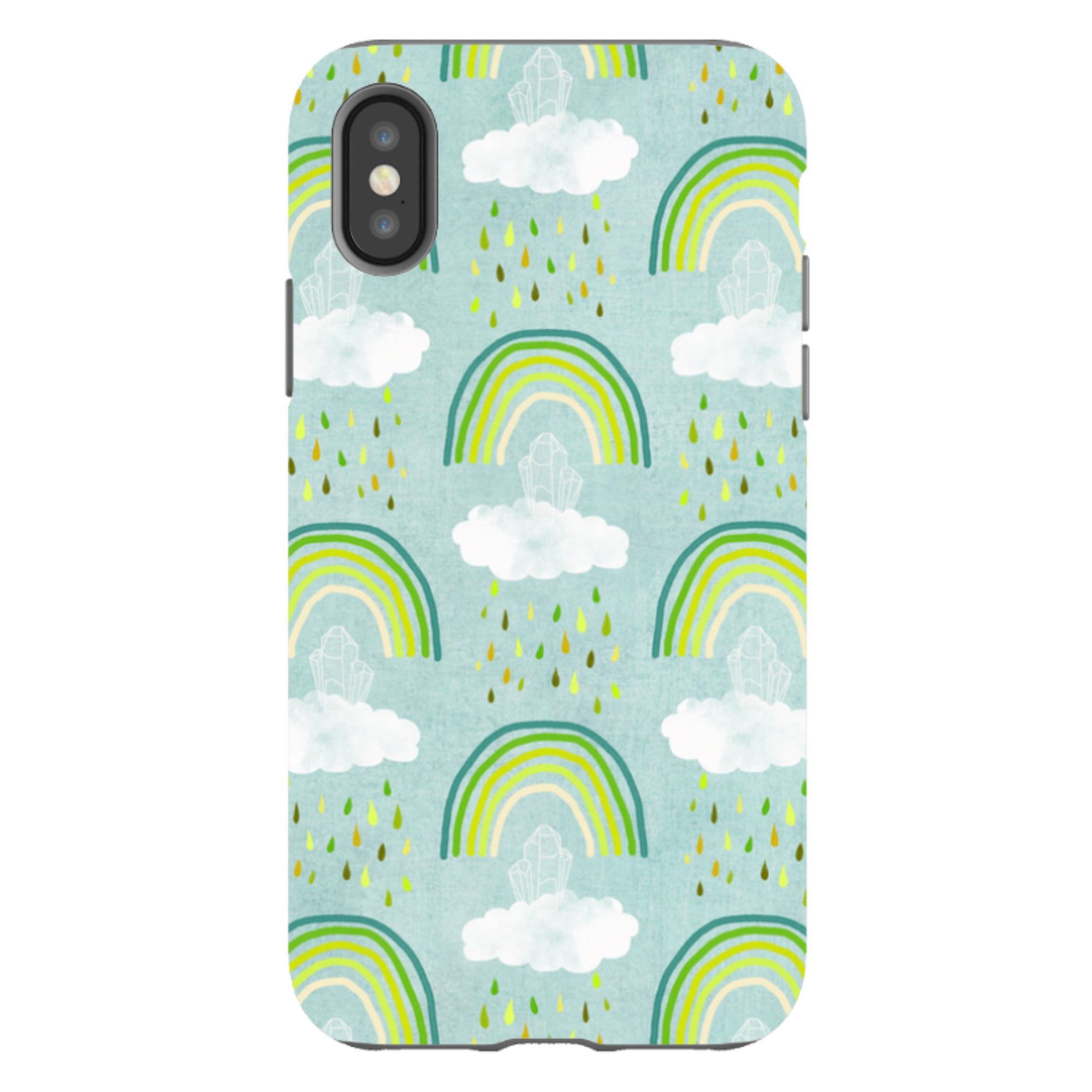 iPhone Tough Case - Rainbows And Crystals By Katherine Quinn
