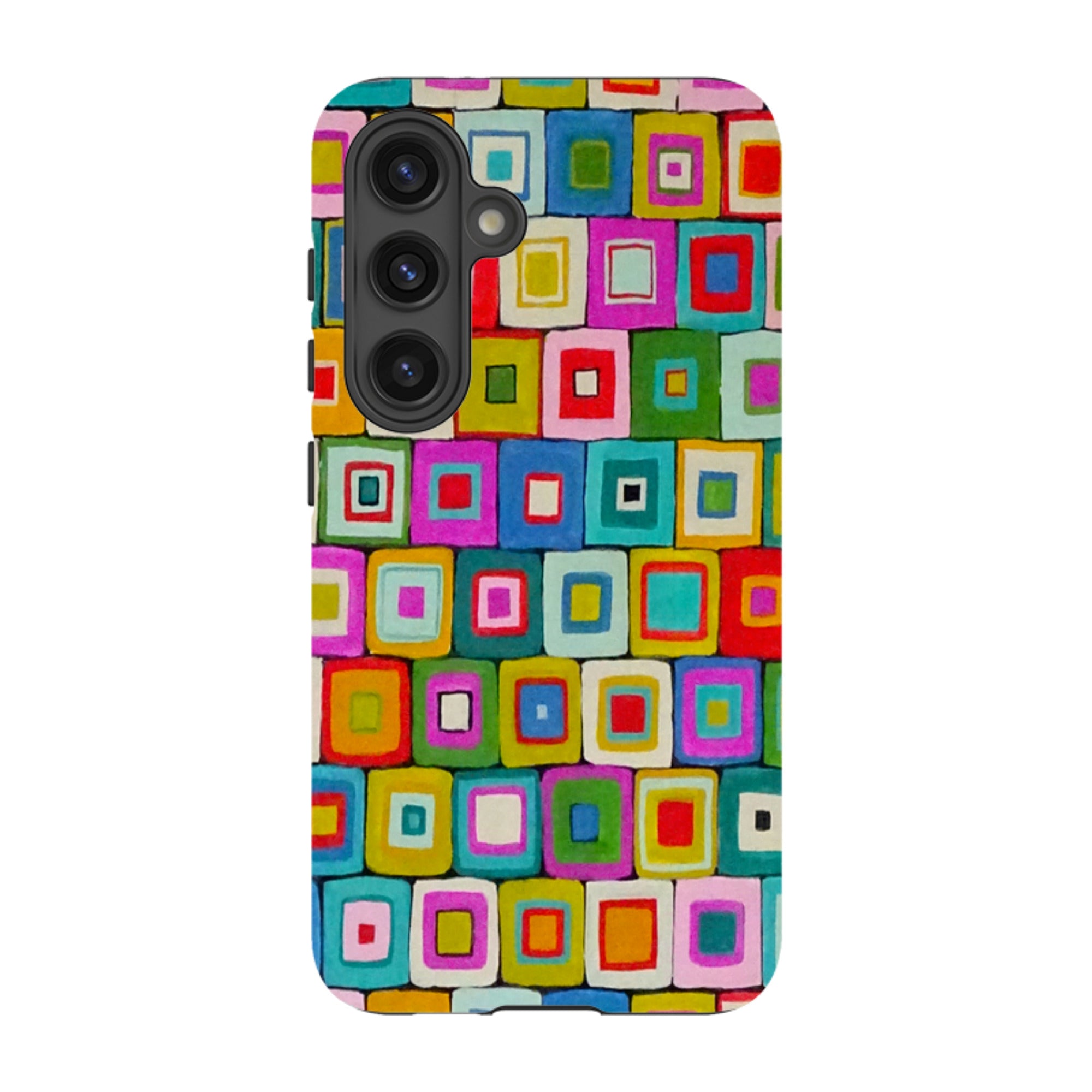 Samsung Tough Case - Atelier Blanket Squares Bright By Sarah Campbell