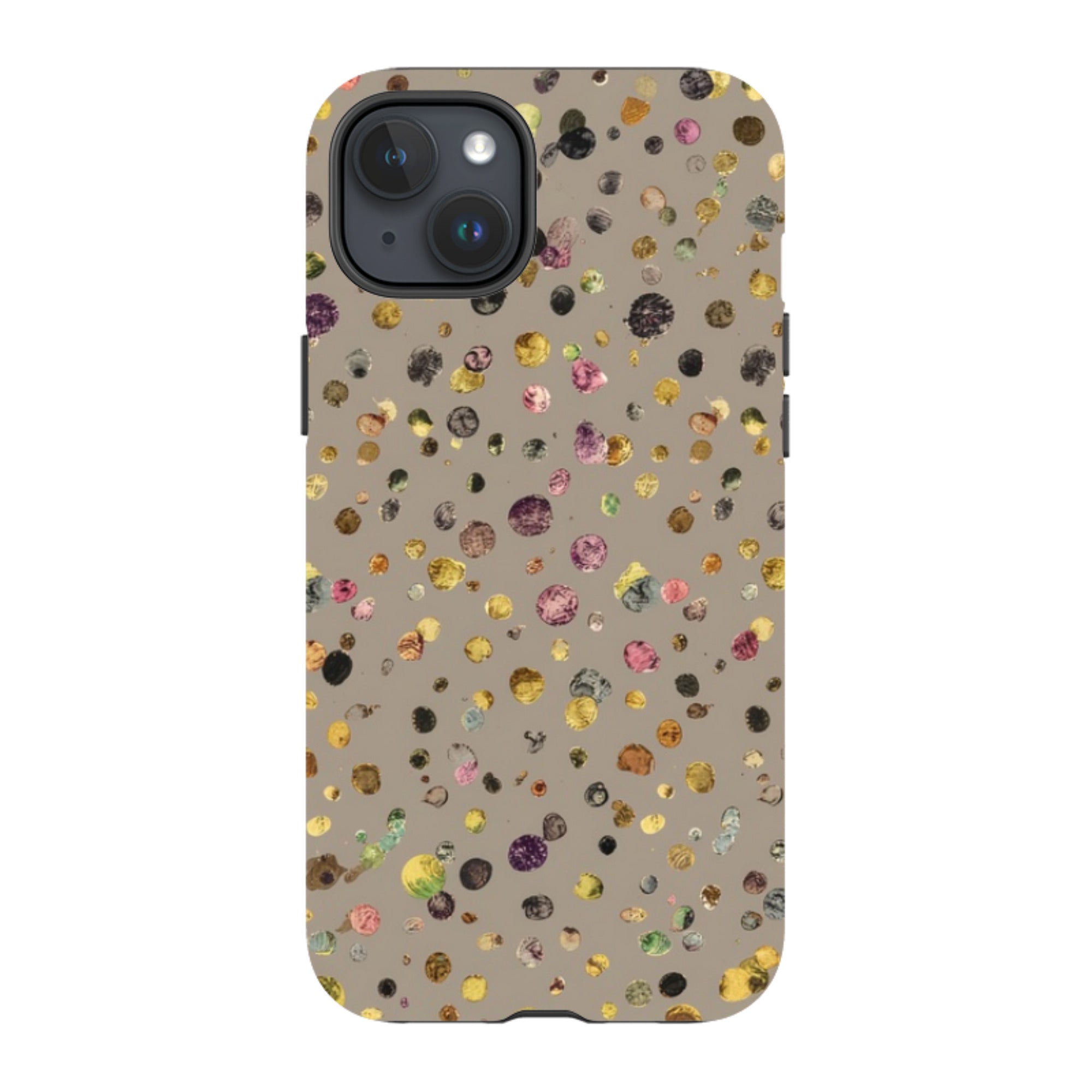 iPhone Case - Grey Polka