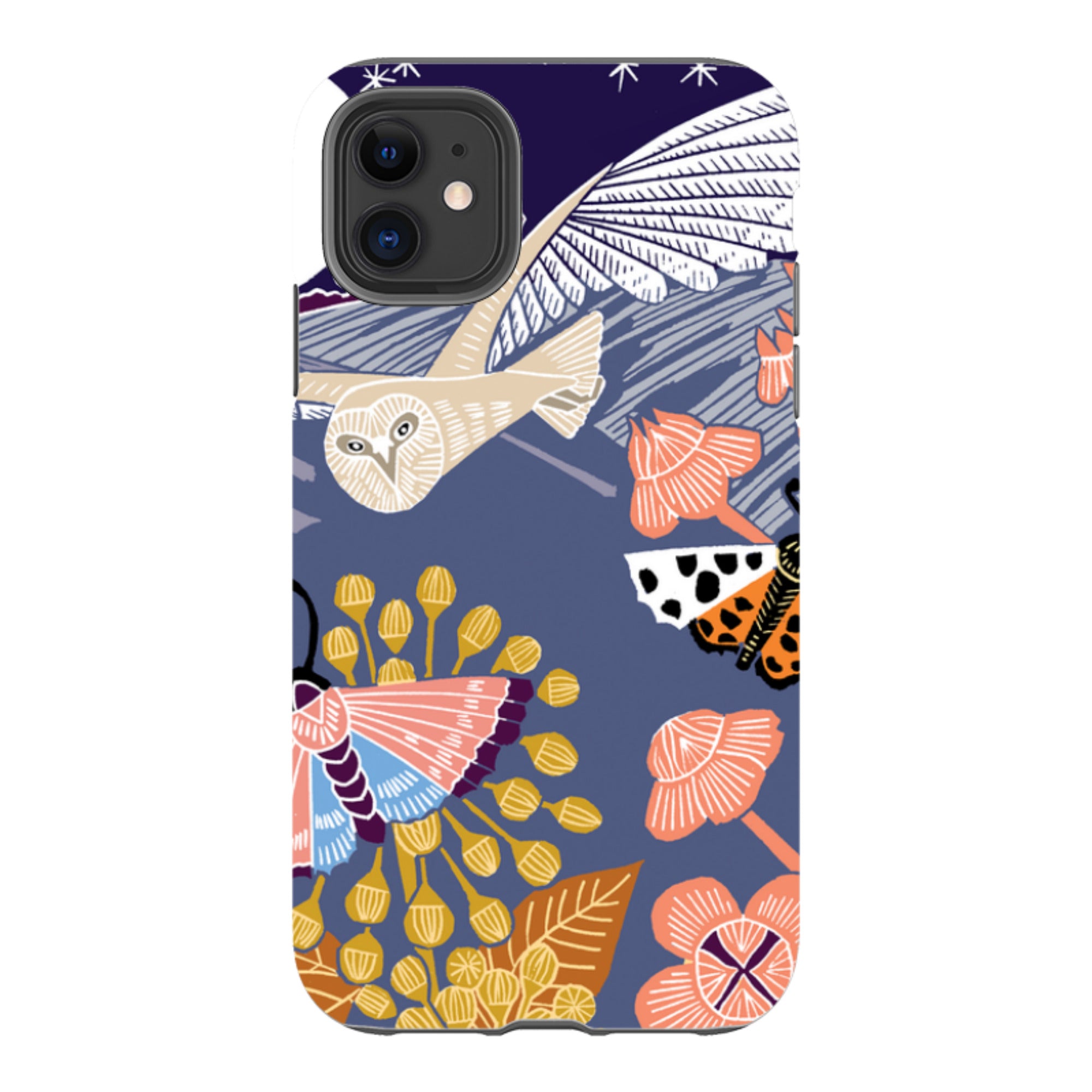 iPhone Tough Case - Evening Barn Owl By Kate Heiss