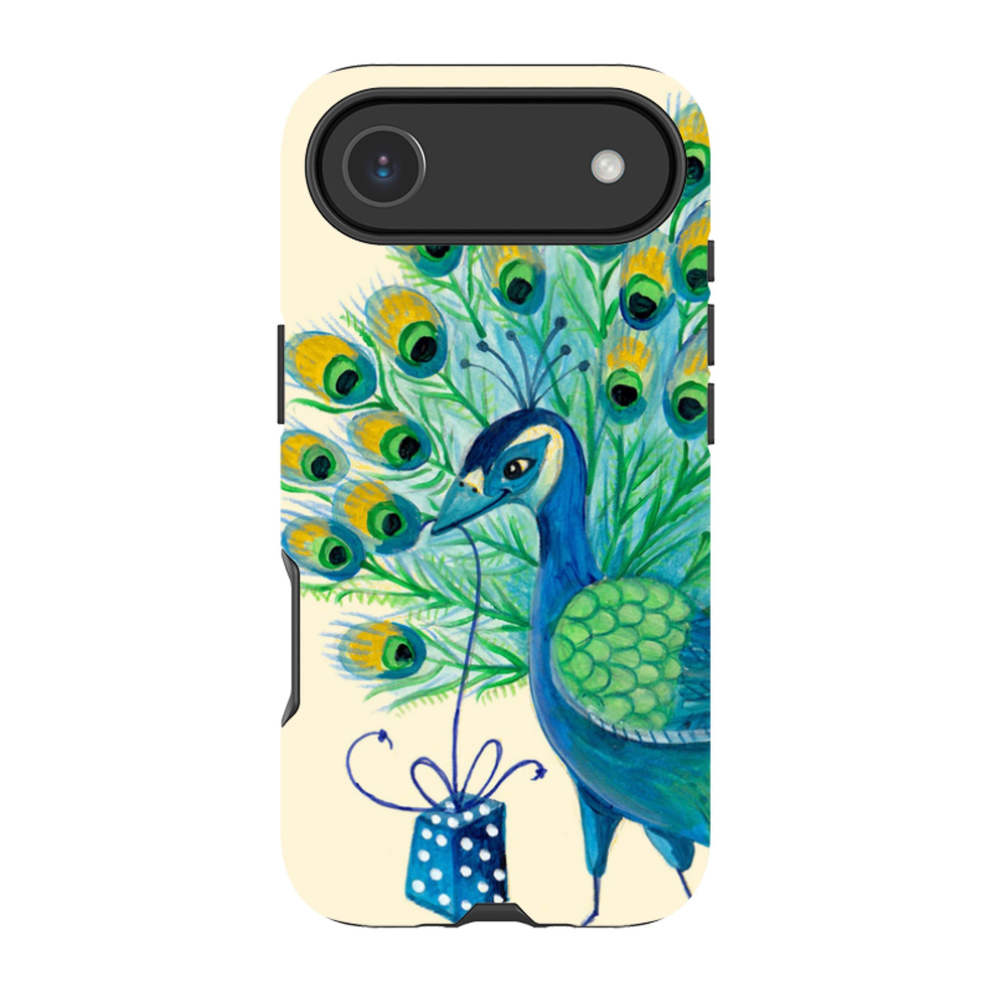 iPhone MagSafe Tough Case -  Peacock Present By Caroline Bonne Muller