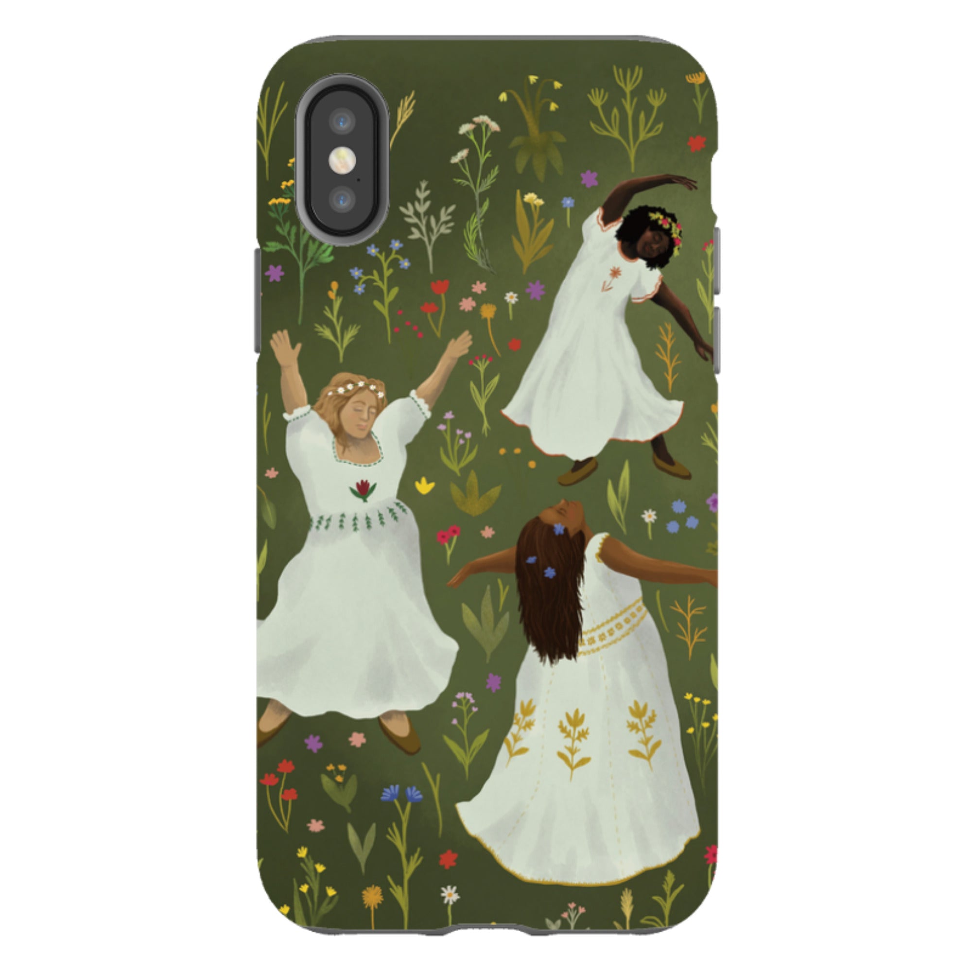 iPhone Tough Case - Folk Dance By Anna Stead