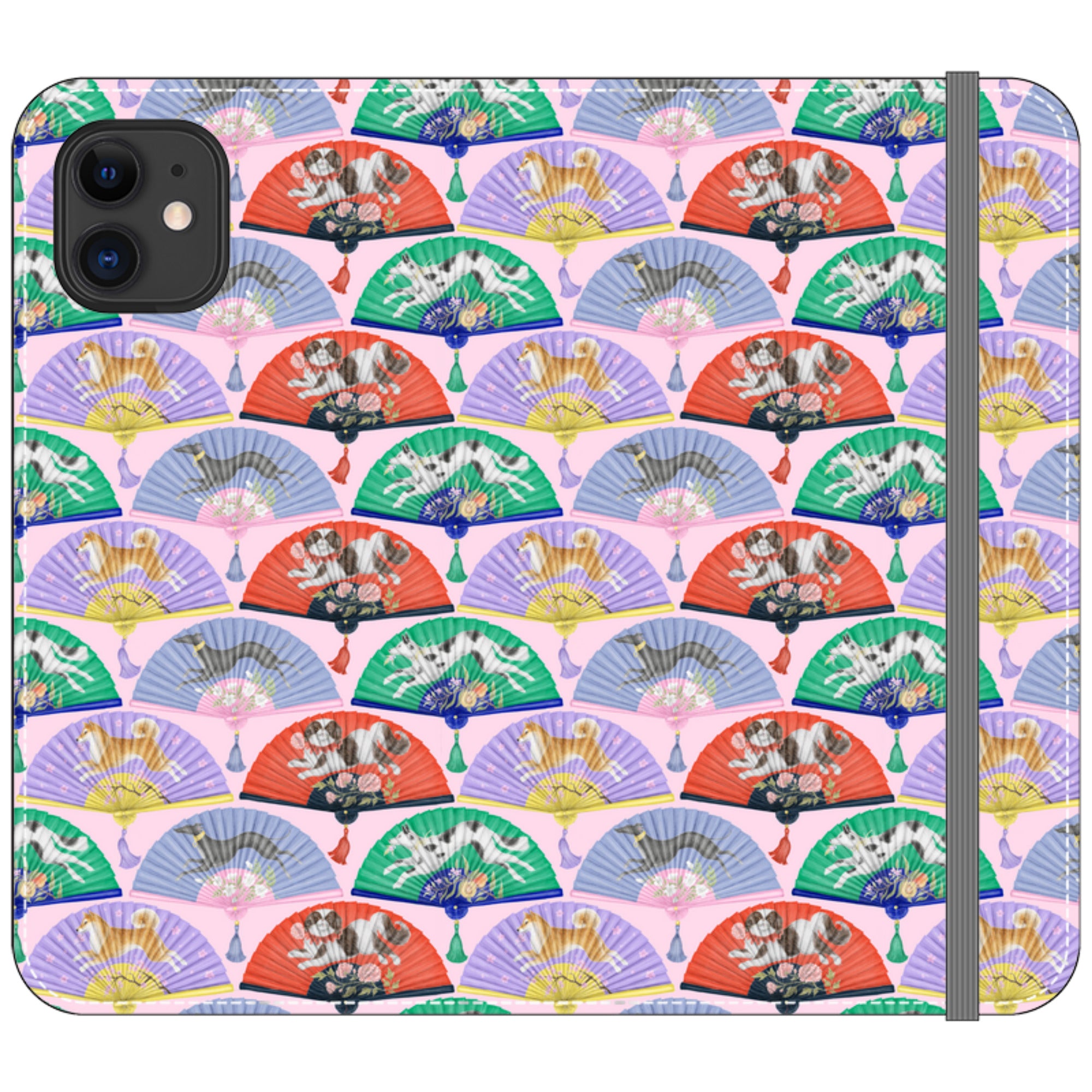 Dog Fan Wallet Case By Catherine Rowe