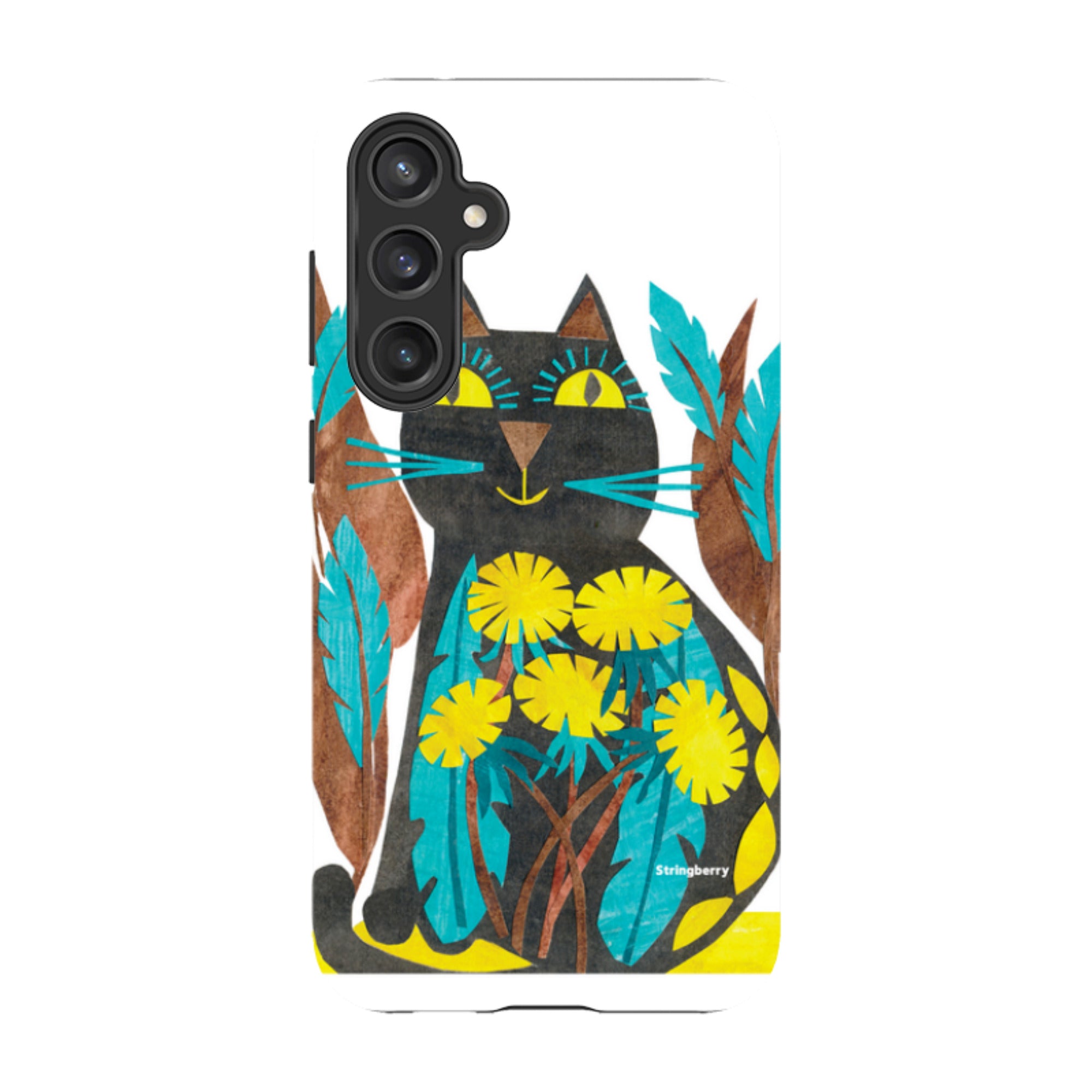 Samsung Tough Case - Folk Cat By Tracey English