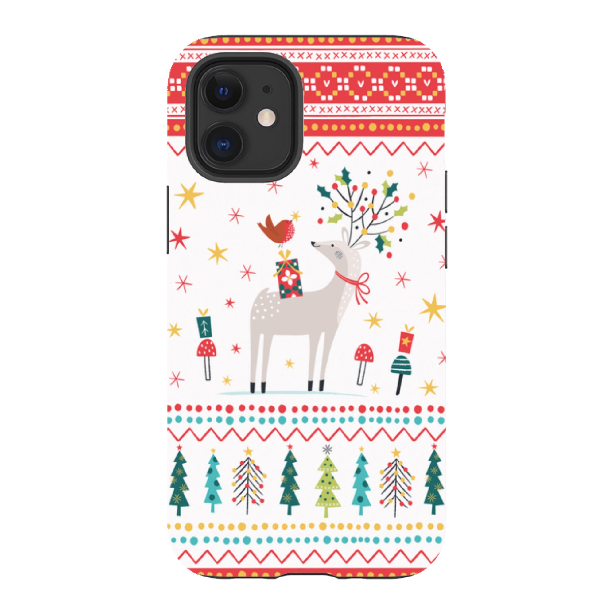iPhone Tough Case - Deer and Robin By Ali Brookes